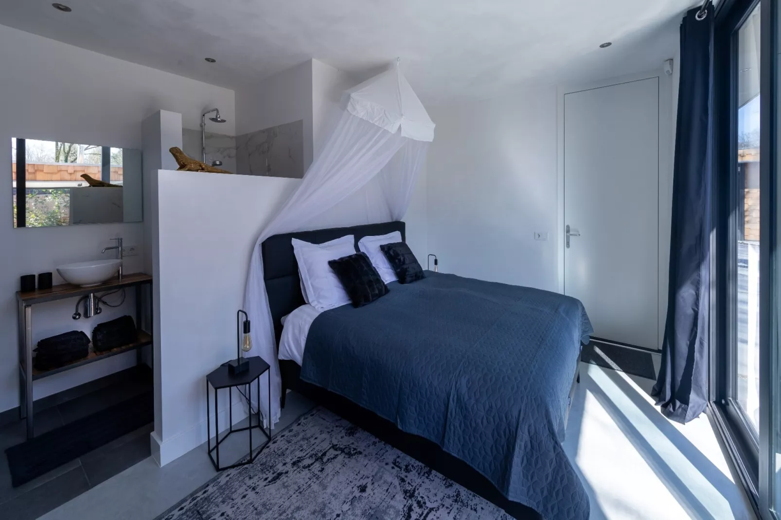 Houten Boshuis - Slaapkamer