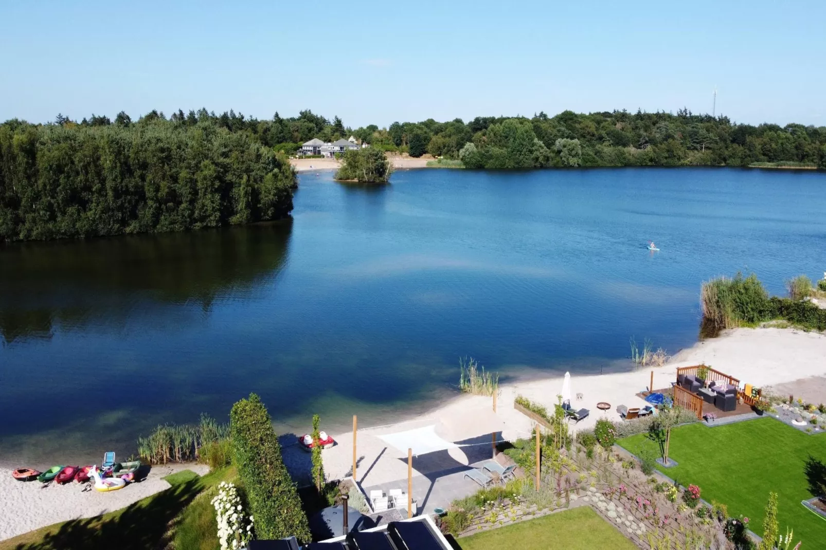 Watervilla Plas van Francke - Gebieden zomer 1km
