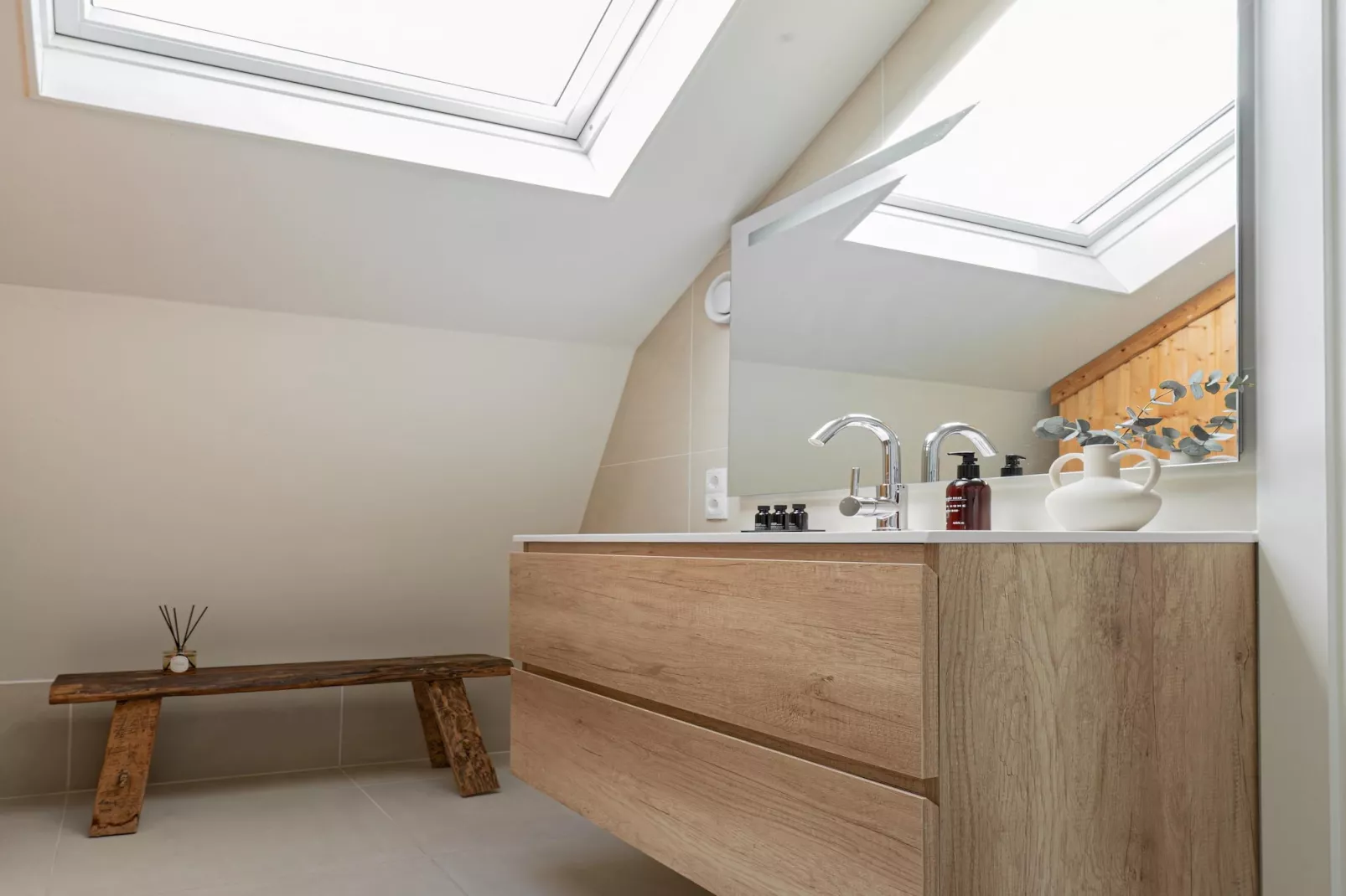 Zicht op de Molen - Badkamer