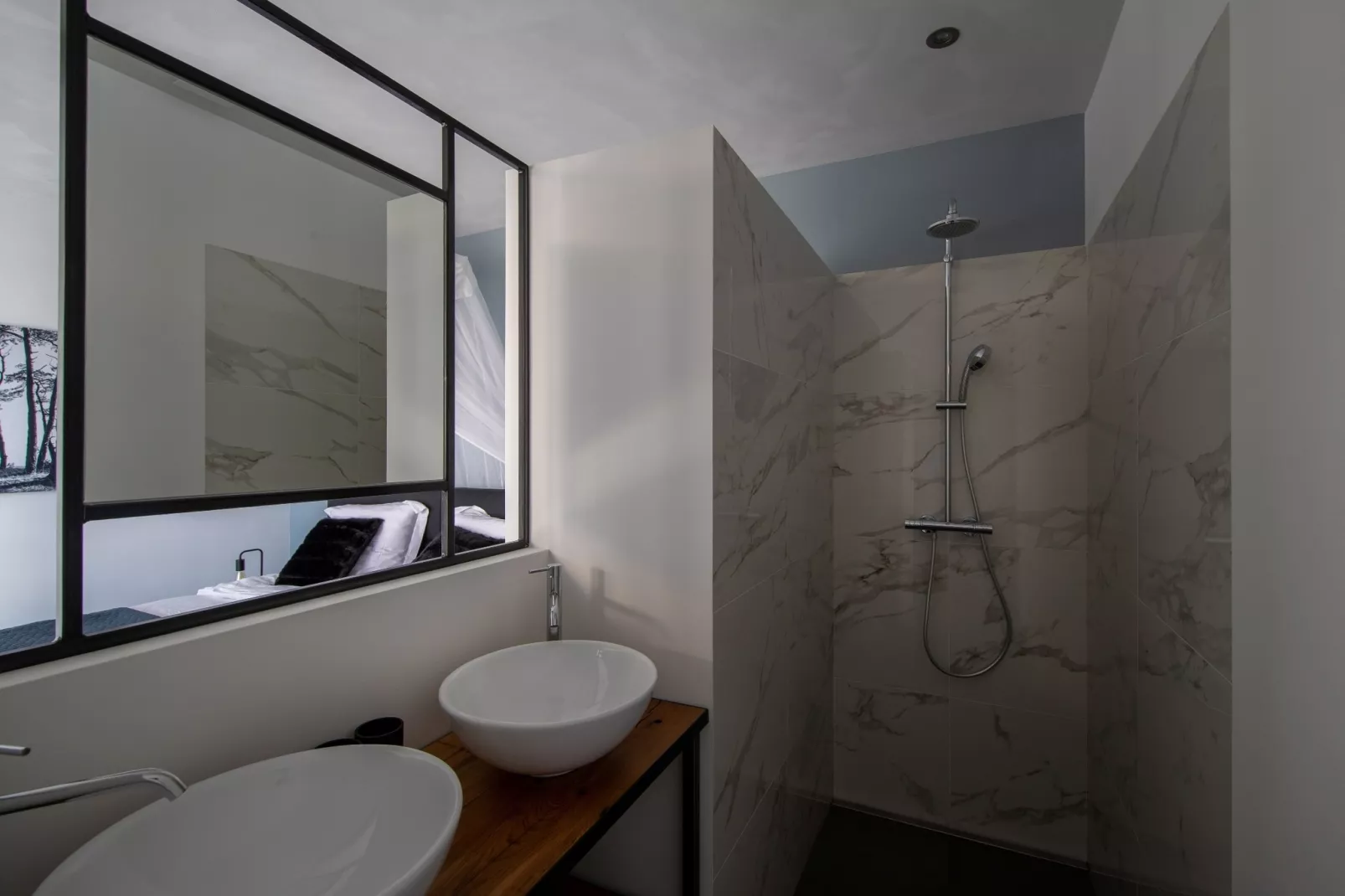 Houten Boshuis - Badkamer