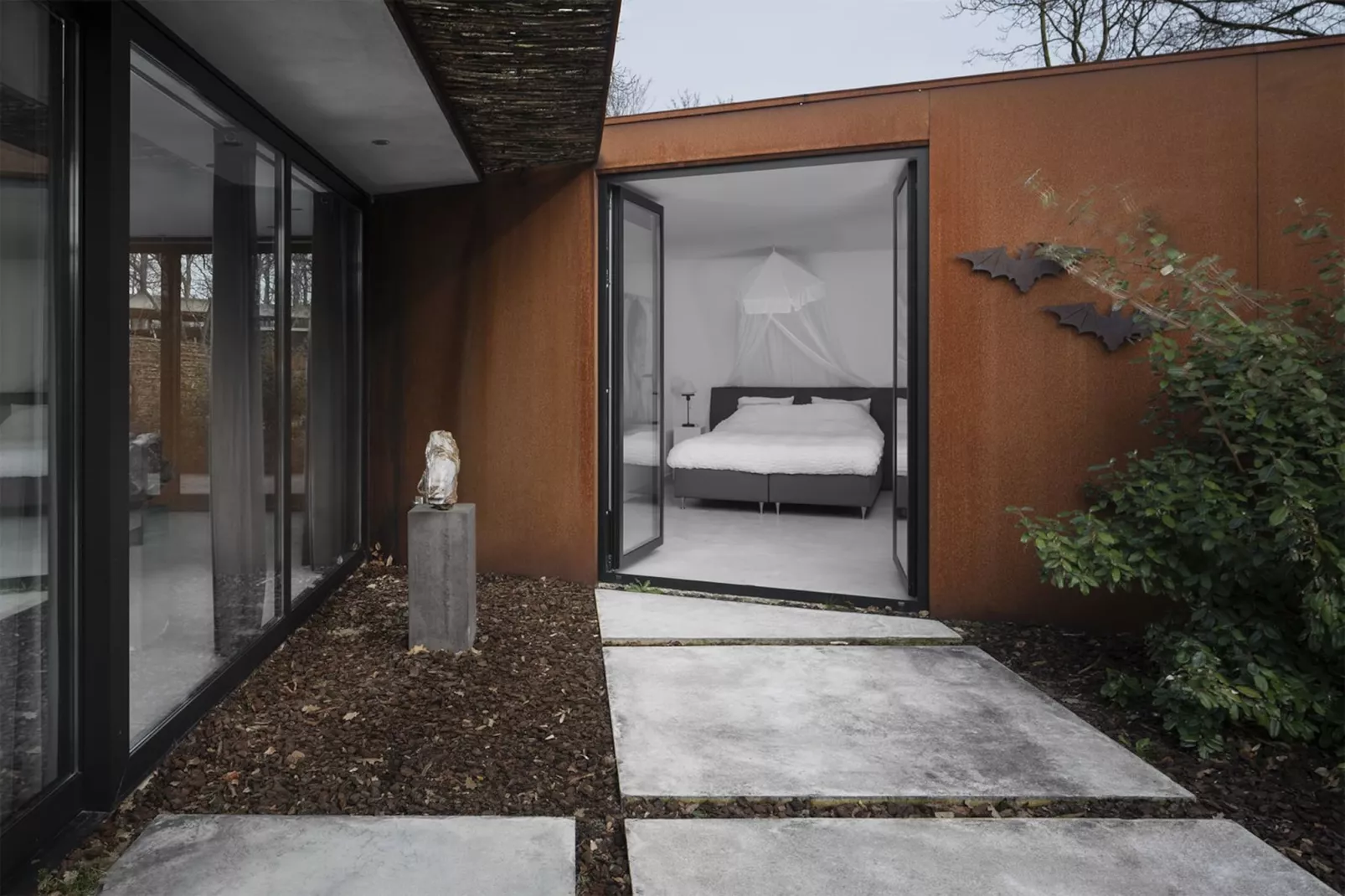 Stalen Boshuis - Slaapkamer