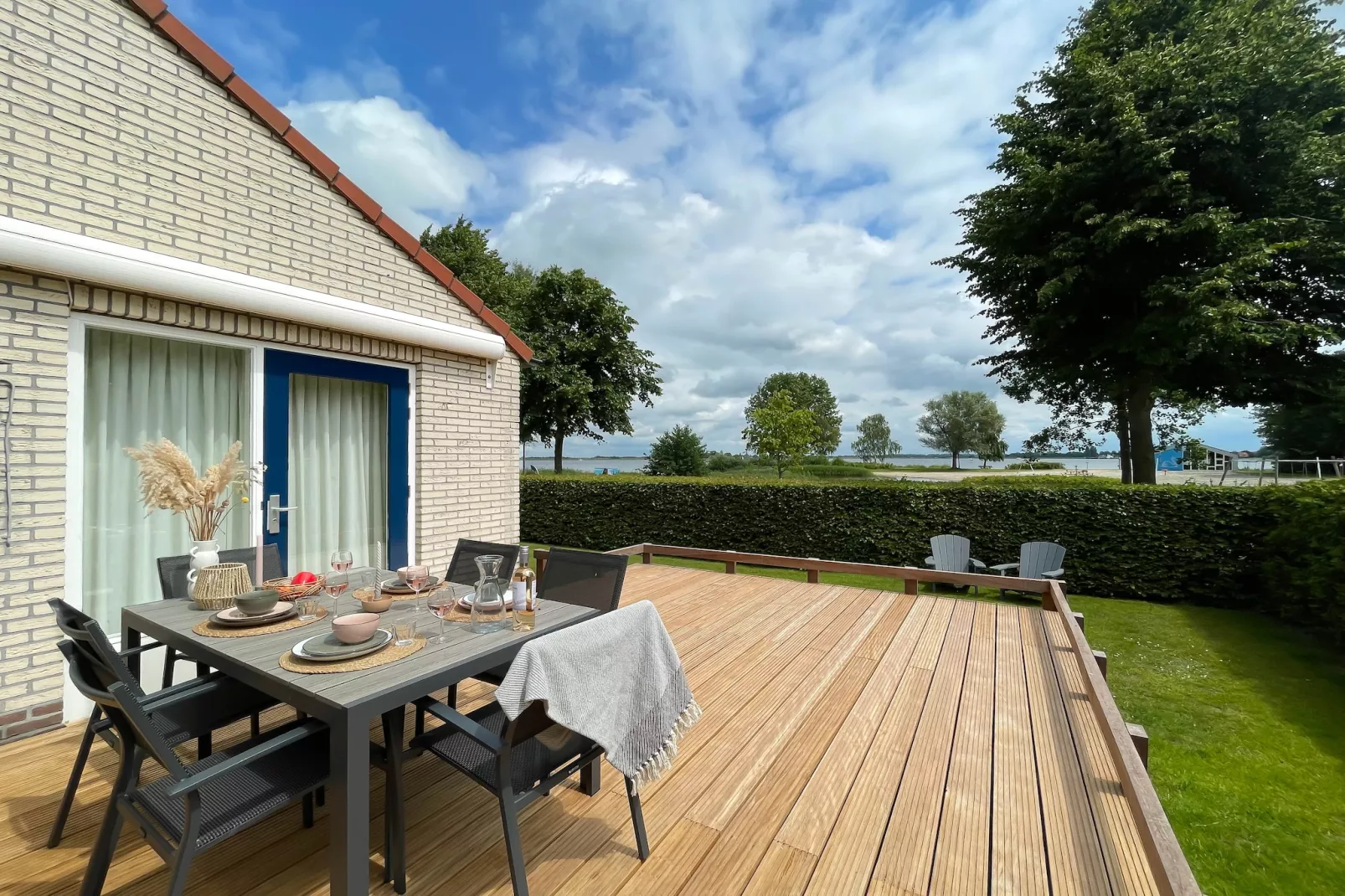 Watervilla de Ijsvogel - Terrasbalkon