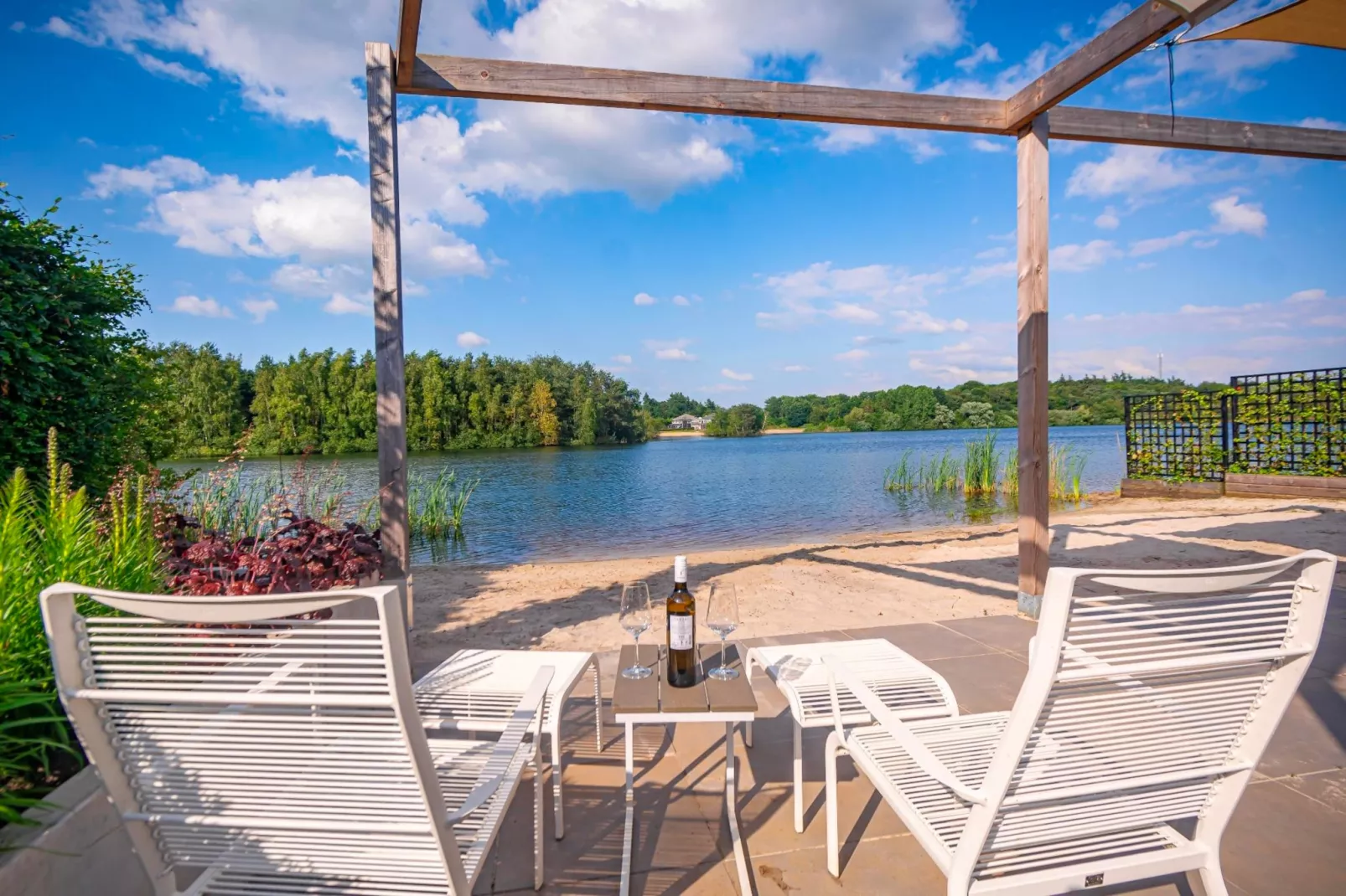 Watervilla Plas van Francke - Gebieden zomer 1km