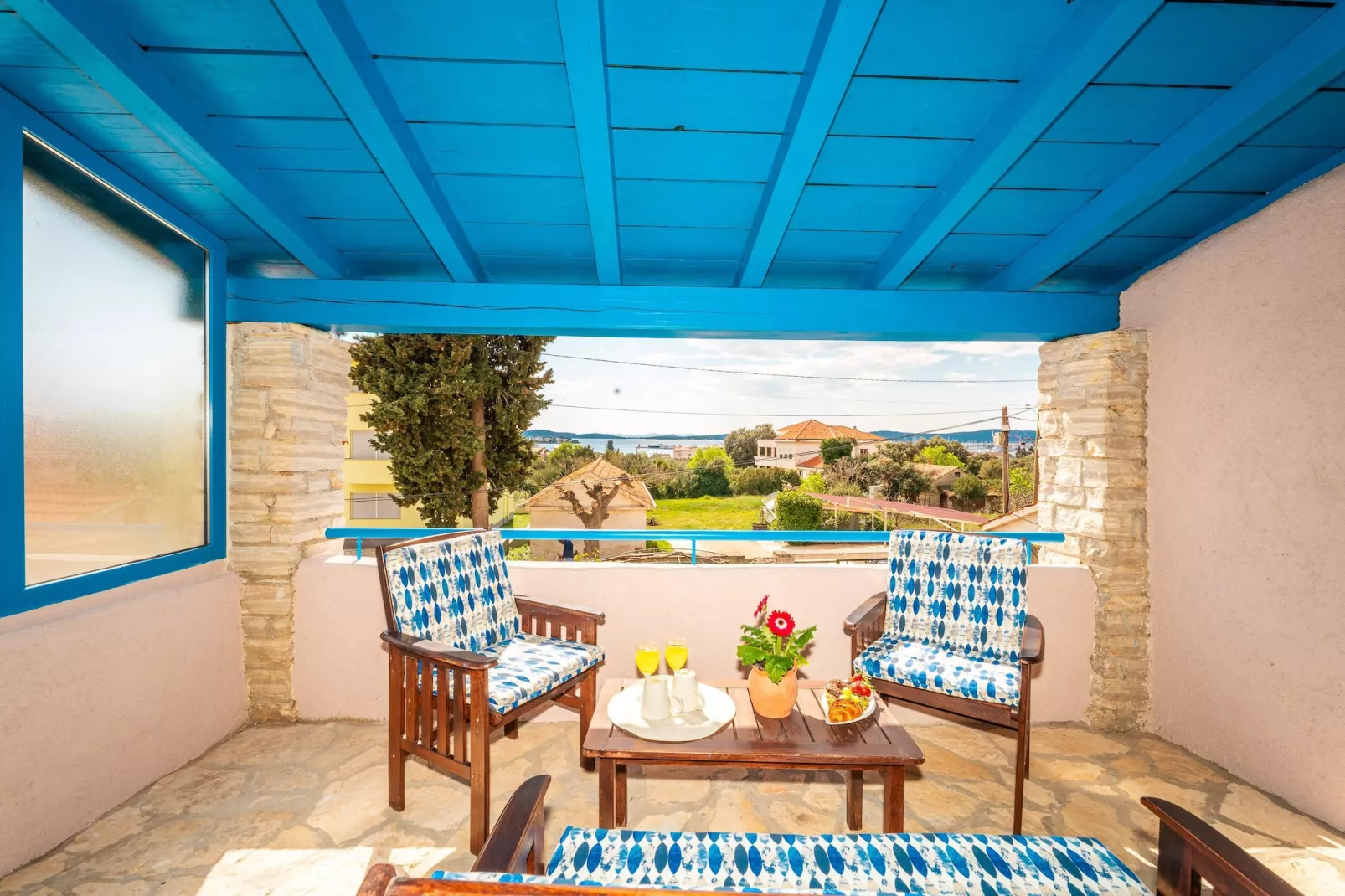 Dalmatian house Sukosan - Terrasbalkon