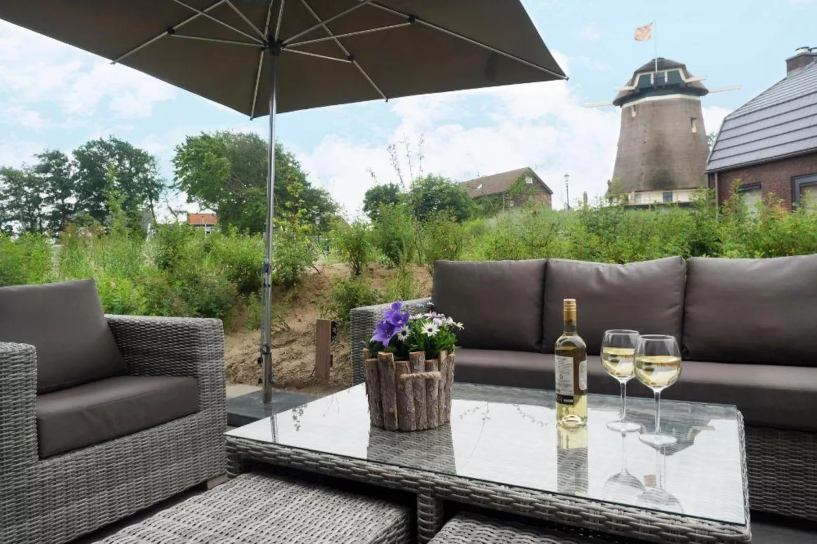 Zicht op de Molen - Terrasbalkon