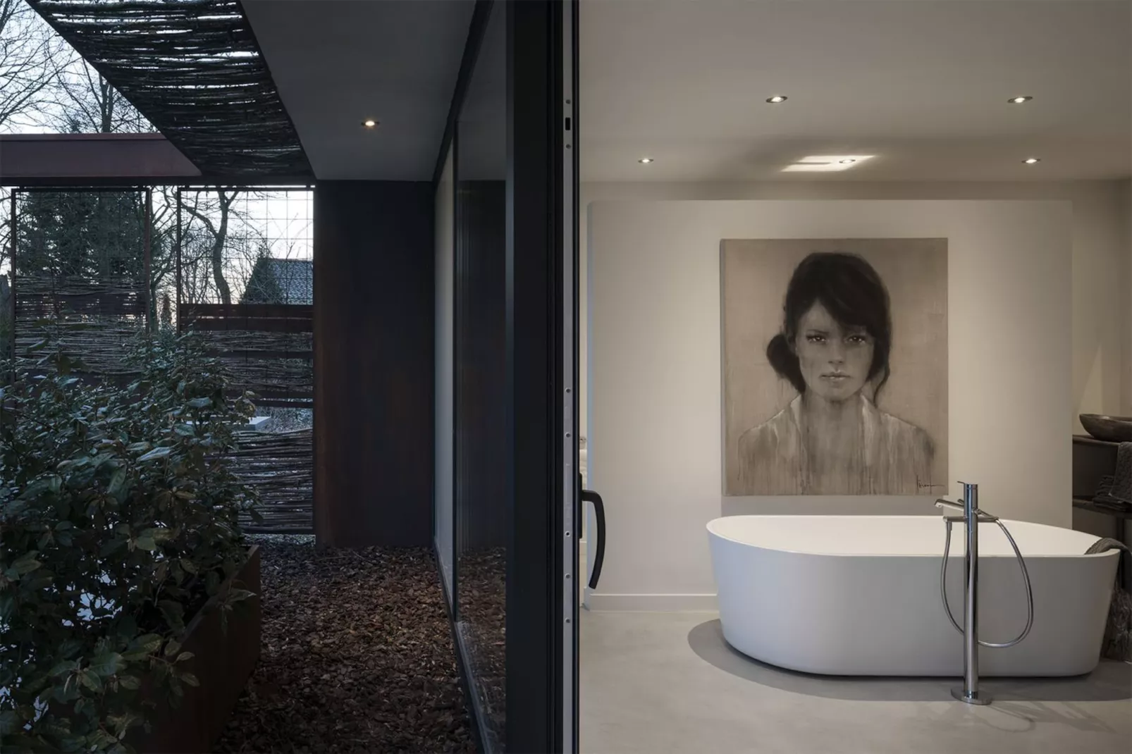 Stalen Boshuis - Badkamer