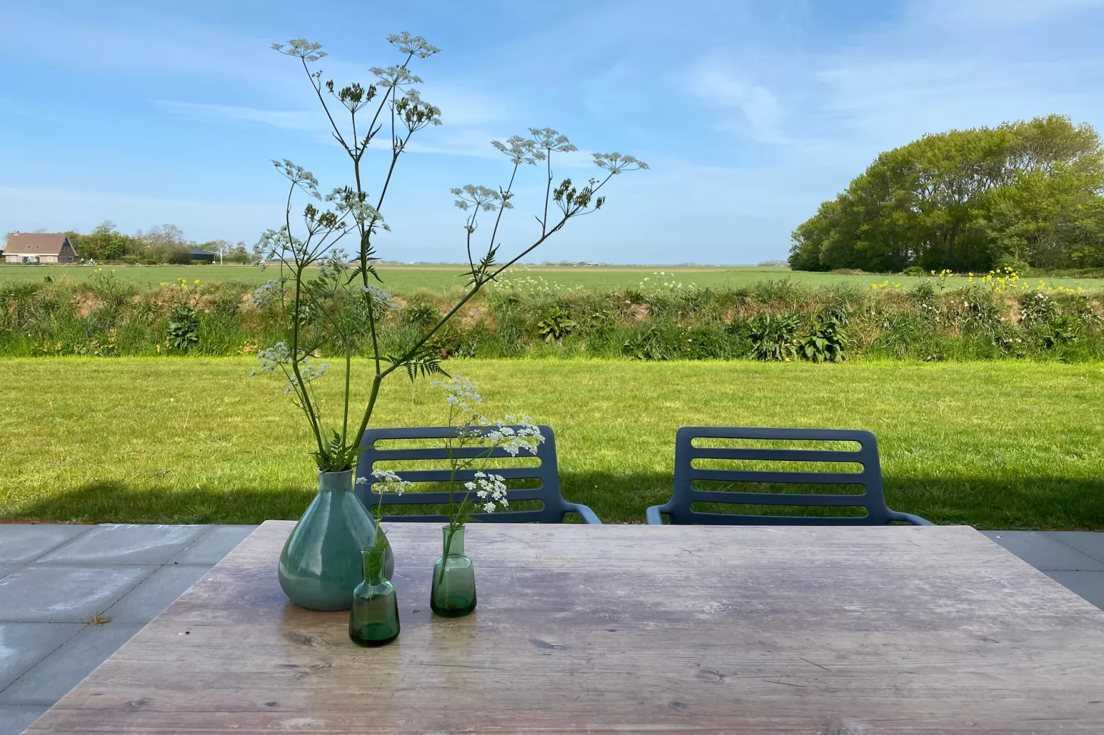 Duynweelde Texel - Uitzicht zomer