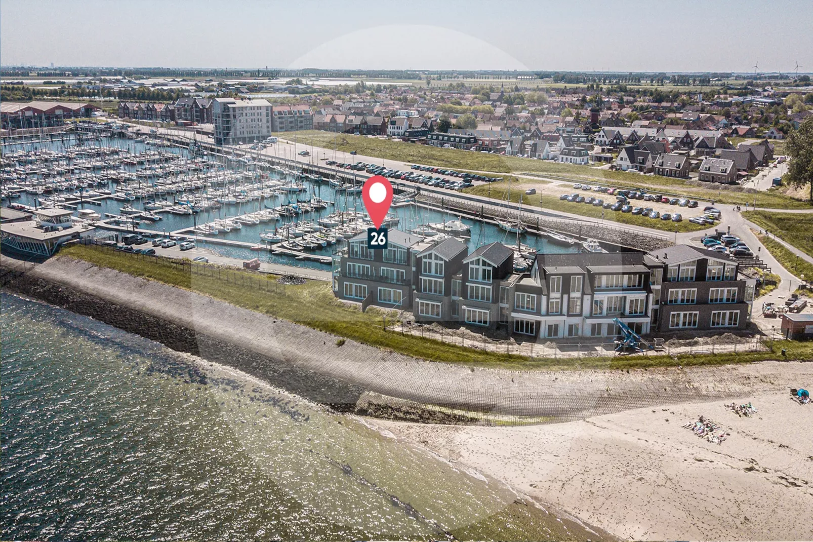 Penthouse at the beach - with balcony | No. 26 - 2 Pers.  | Vista Maris - Buitenkant zomer