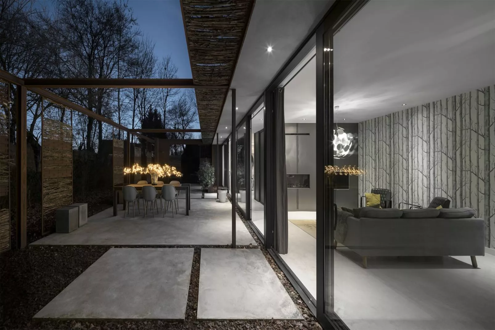 Stalen Boshuis - Terrasbalkon