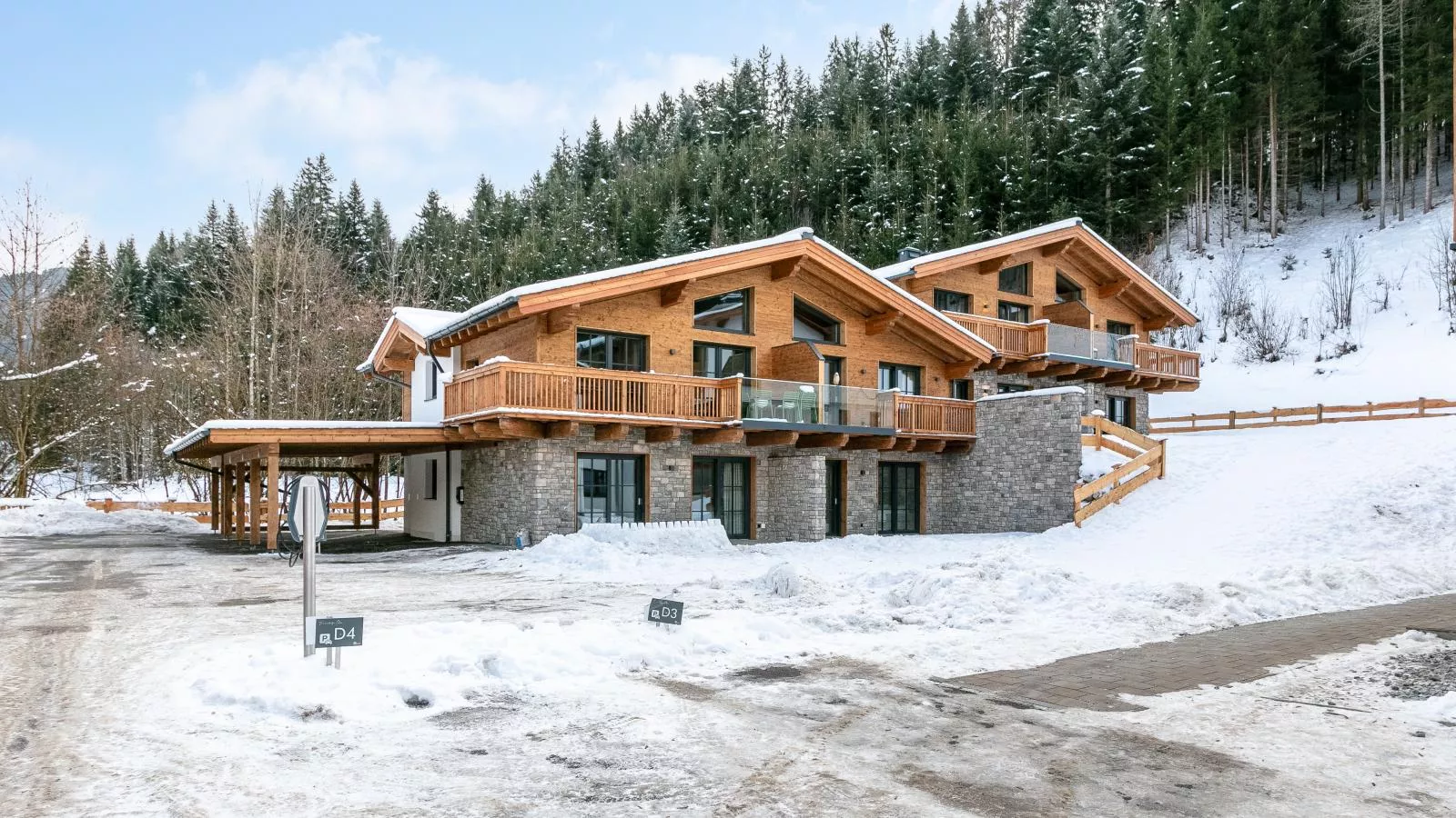 Tauernlodge Eben C1 - Exterieur winter