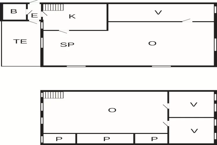 8 Personen vakantie huis in hauglandshella - Plattegrond
