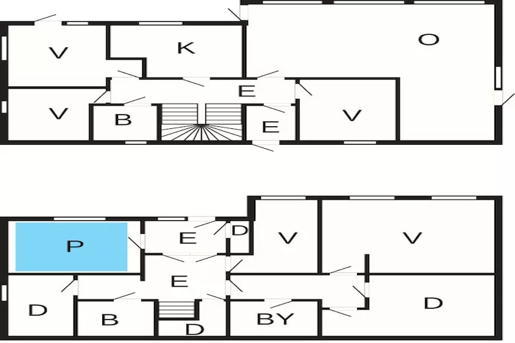 8 Personen vakantie huis in Stavang - Plattegrond