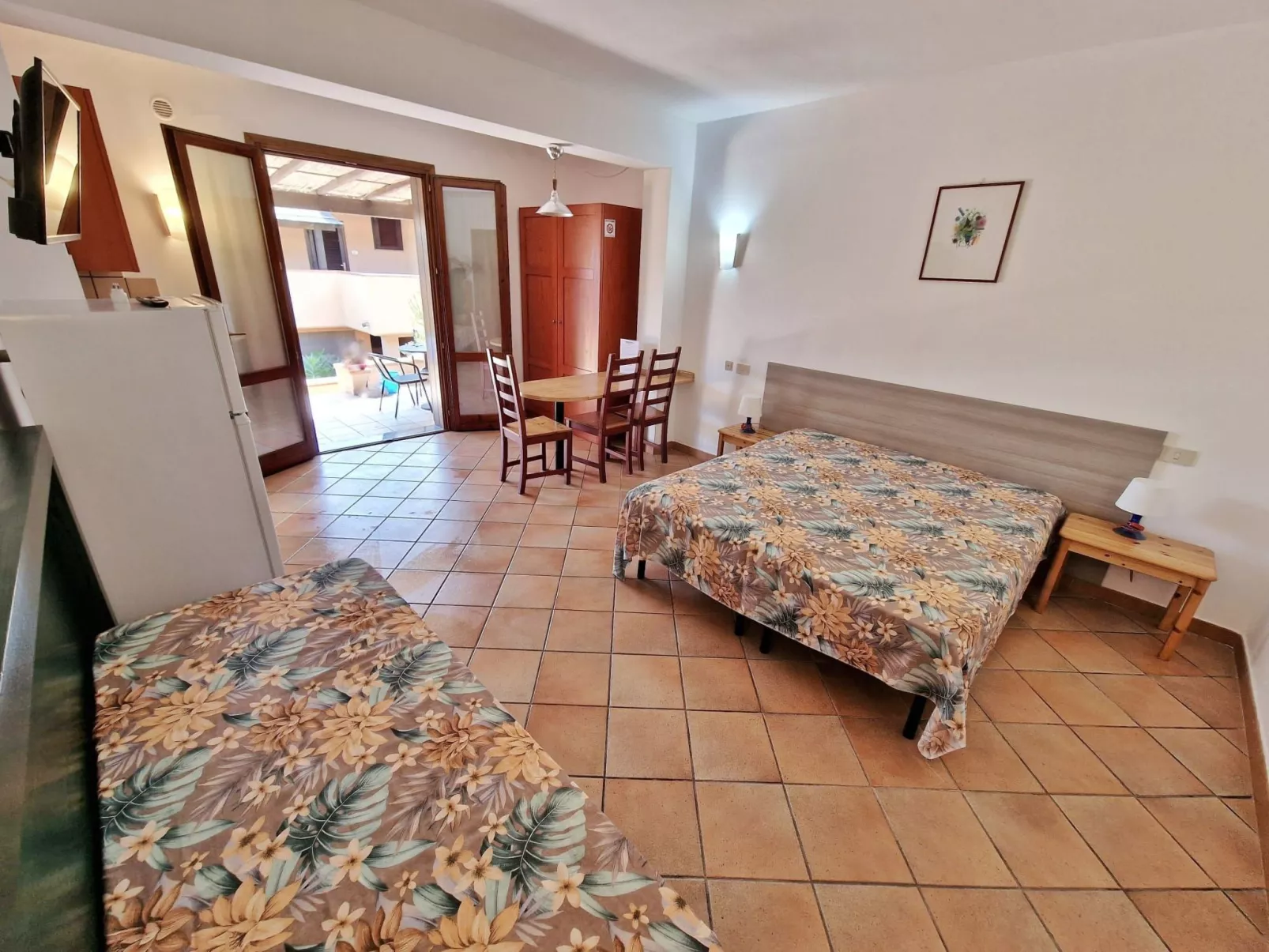 Ein-Zimmer-Wohnung 3 Betten