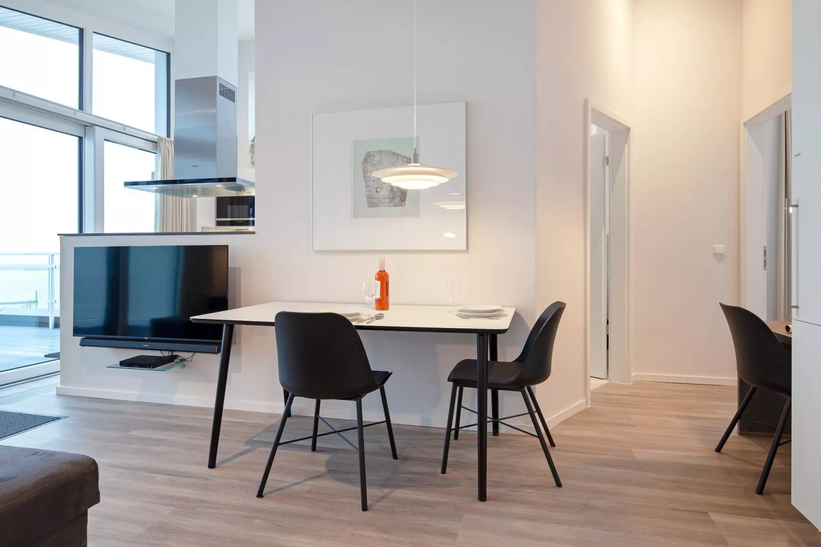 4 persoons appartement penthouse-Fördeblick - Binnen