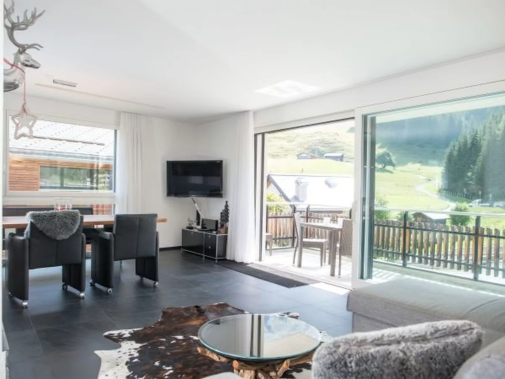 Ski in-Ski out Ferienwohnung Heimberg in Parpan- Lenzerheide