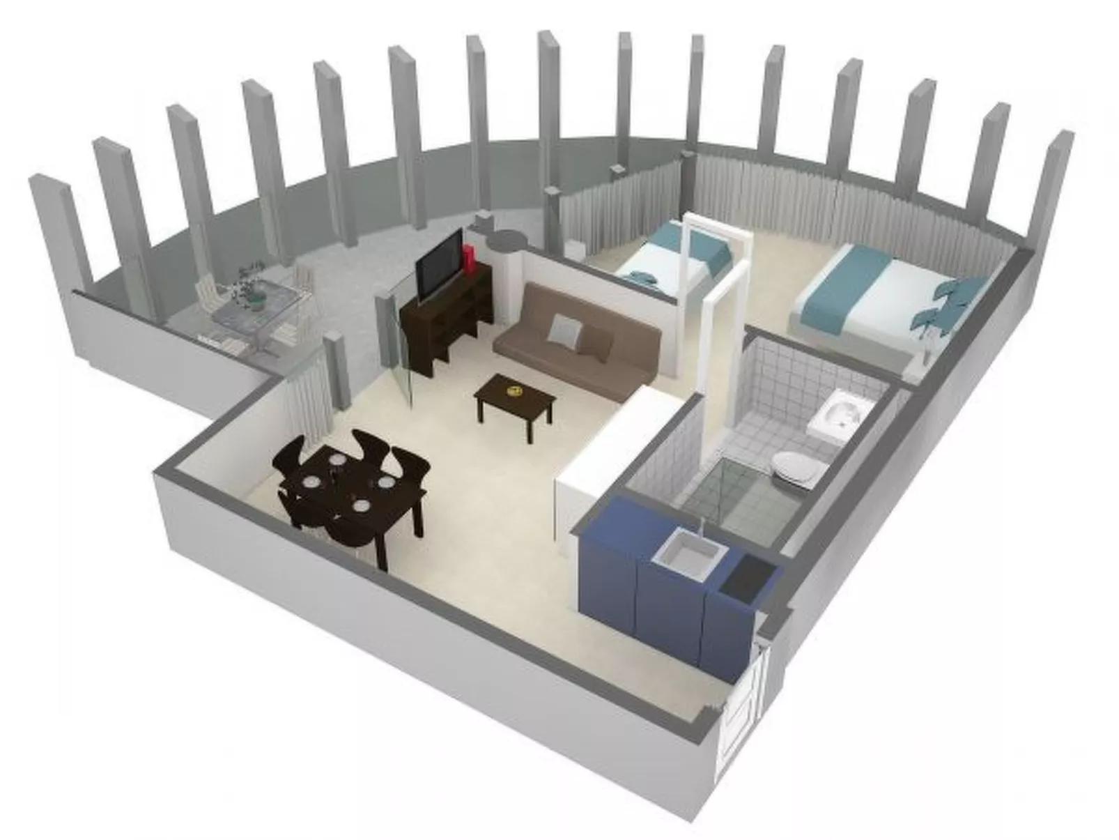 LU Pilatus II - Allmend HITrental Apartment