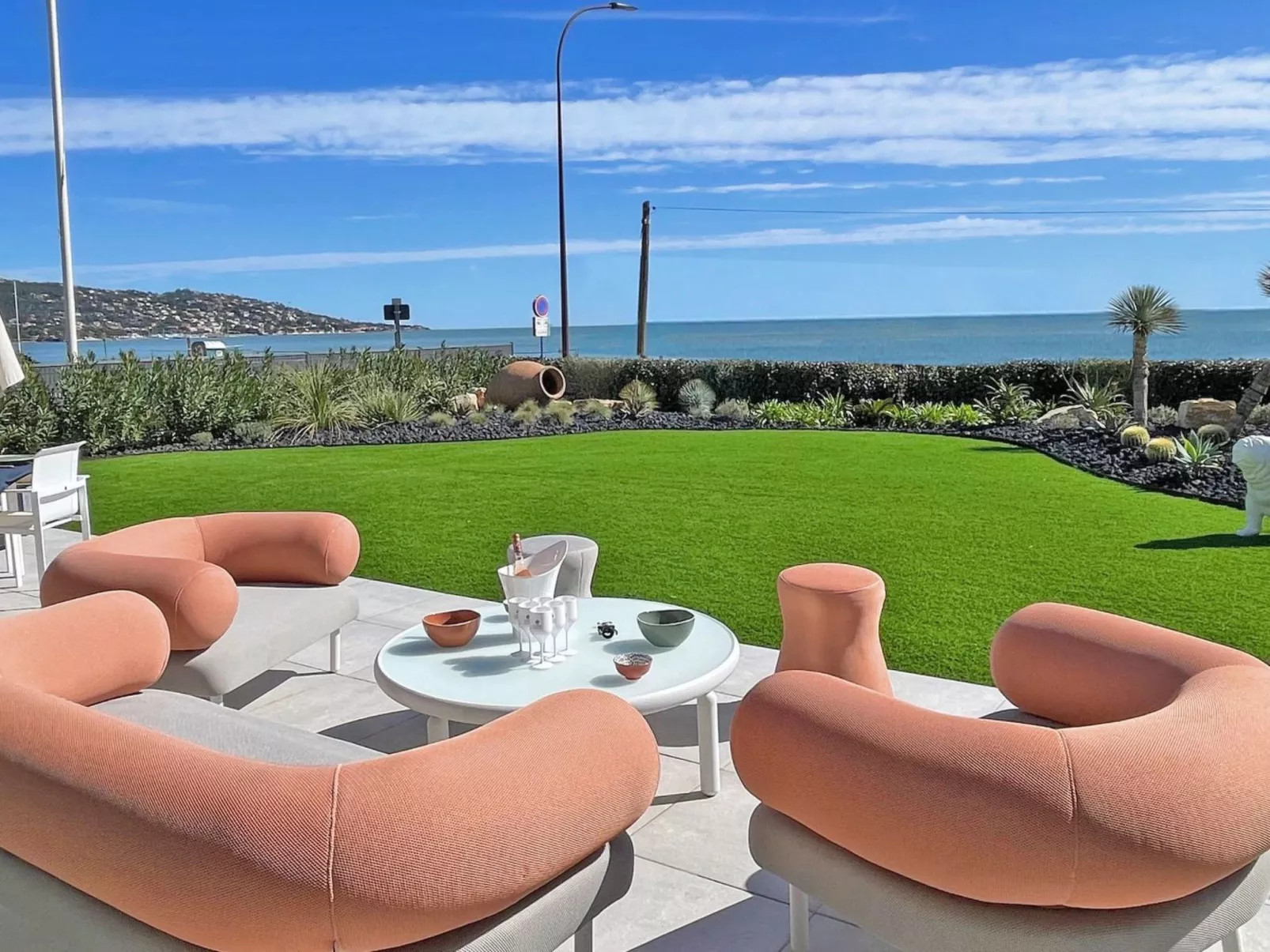 Wohnung T4 - 6 Personen - Meerblick - Klimaanlage - Wifi - Direkt am Strand - S