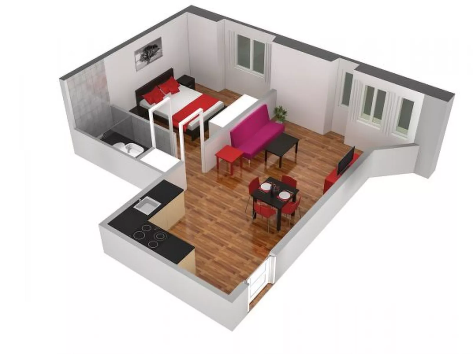 ZH Blueberry lV - Oerlikon HITrental Apartment