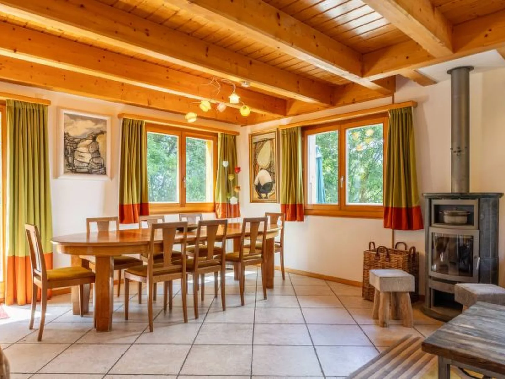 Chalet La Vue - hammam, pet friendly, amazing view - Binnen