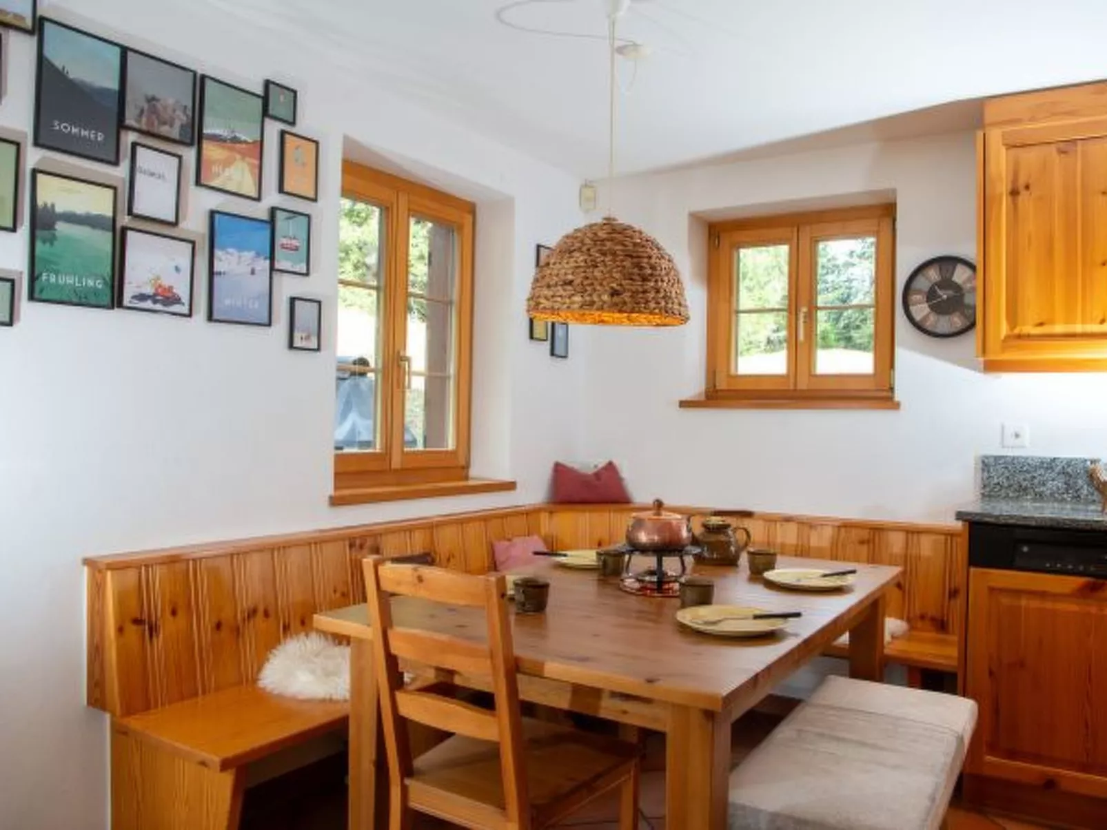 Ski in & Ski out Alphütte-Maiensäss Acla Pala Lenzerheide - Binnen