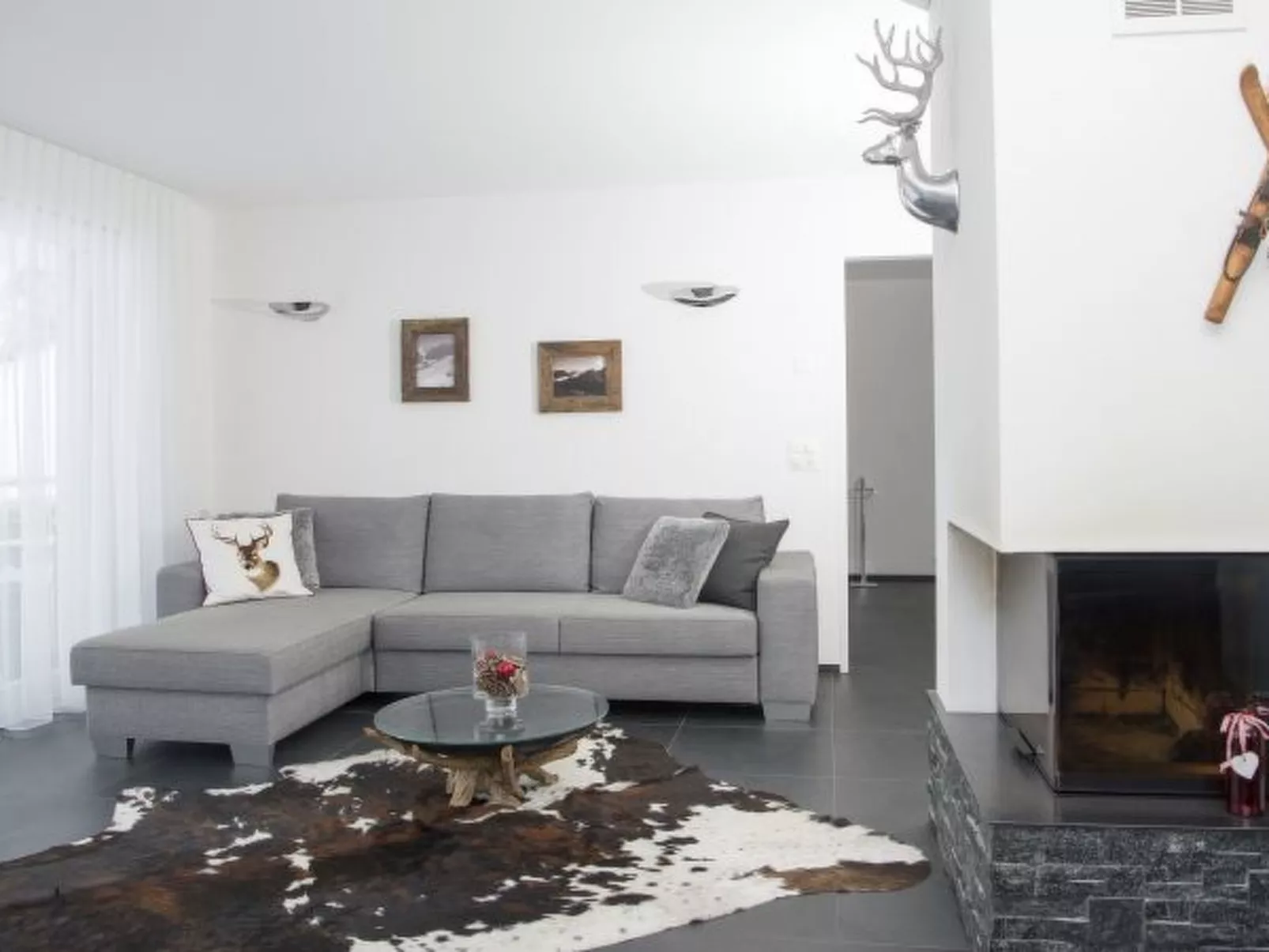 Ski in-Ski out Ferienwohnung Heimberg in Parpan- Lenzerheide - Binnen