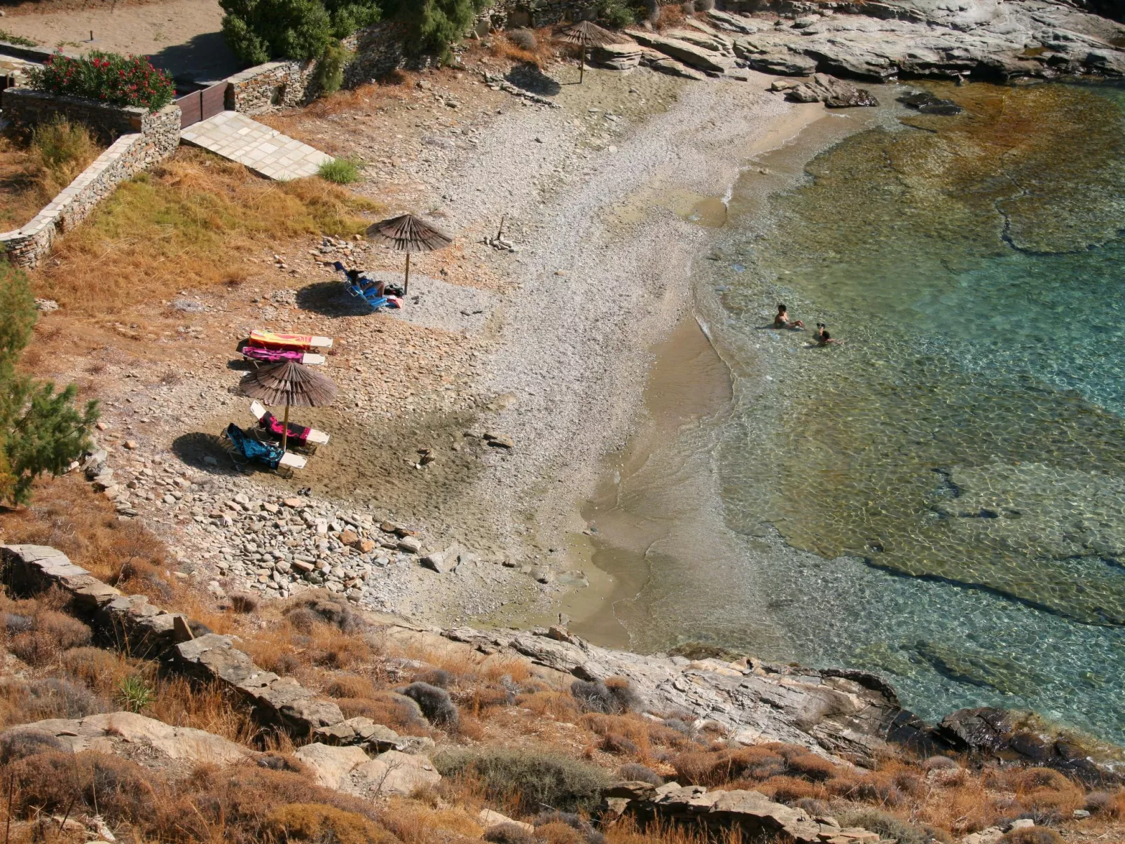 Wohnung in Kea mit Parkplatz im Freien und Blick auf den Sonnenuntergang - Image-tags.info