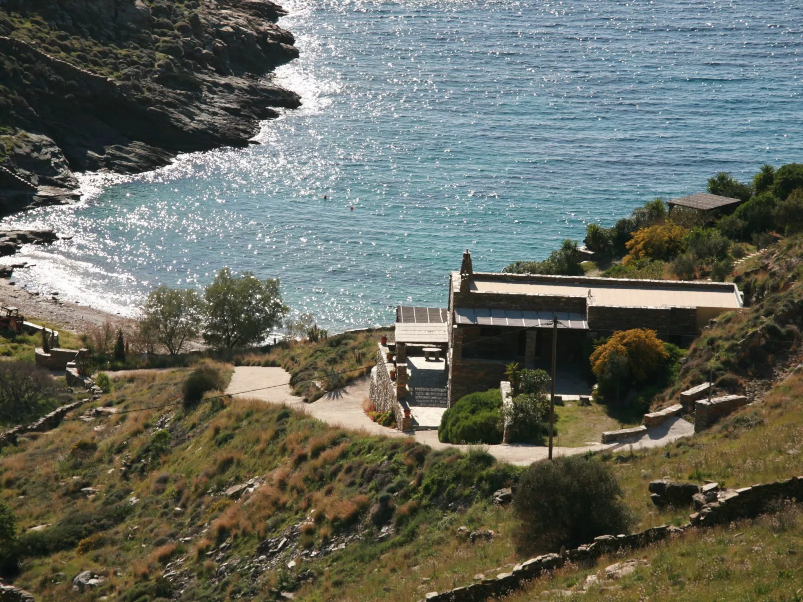 Apartment in Kea mit privatem Balkon und Blick auf den Sonnenuntergang - Image-tags.info