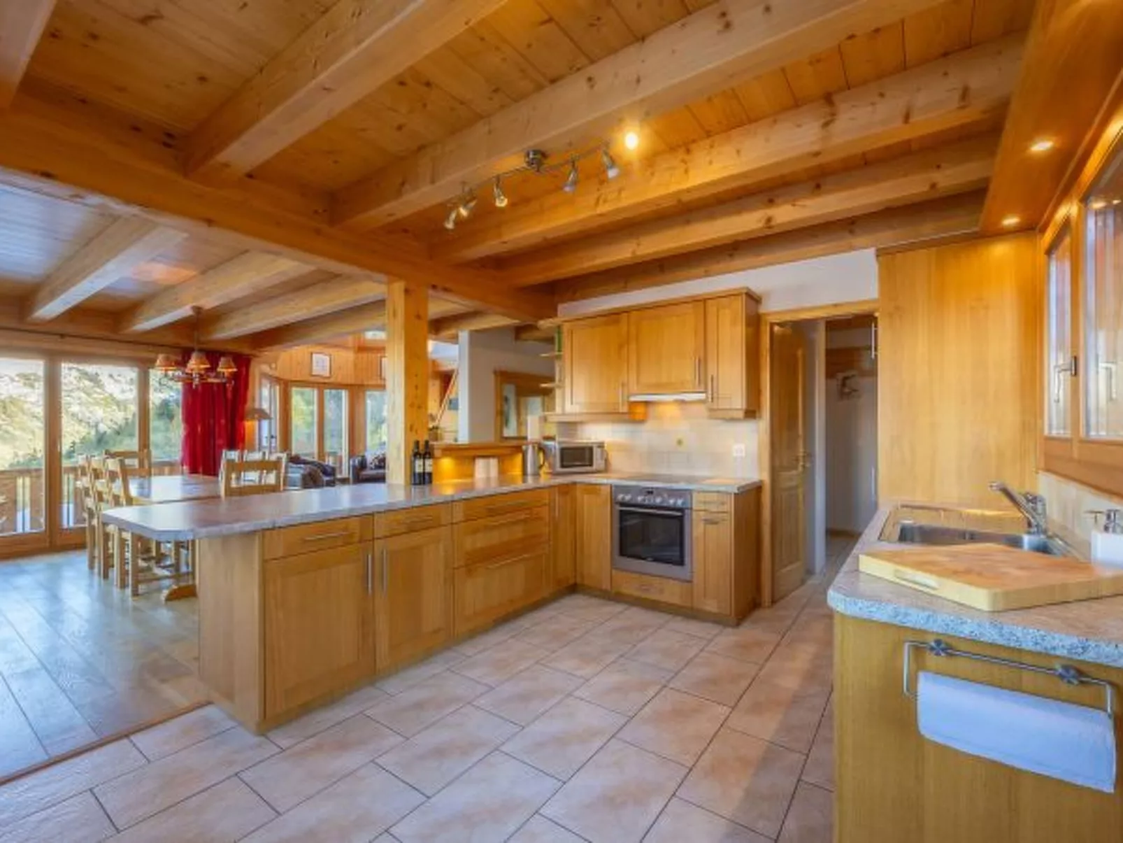 Chalet Vansamis, views & sauna - Binnen