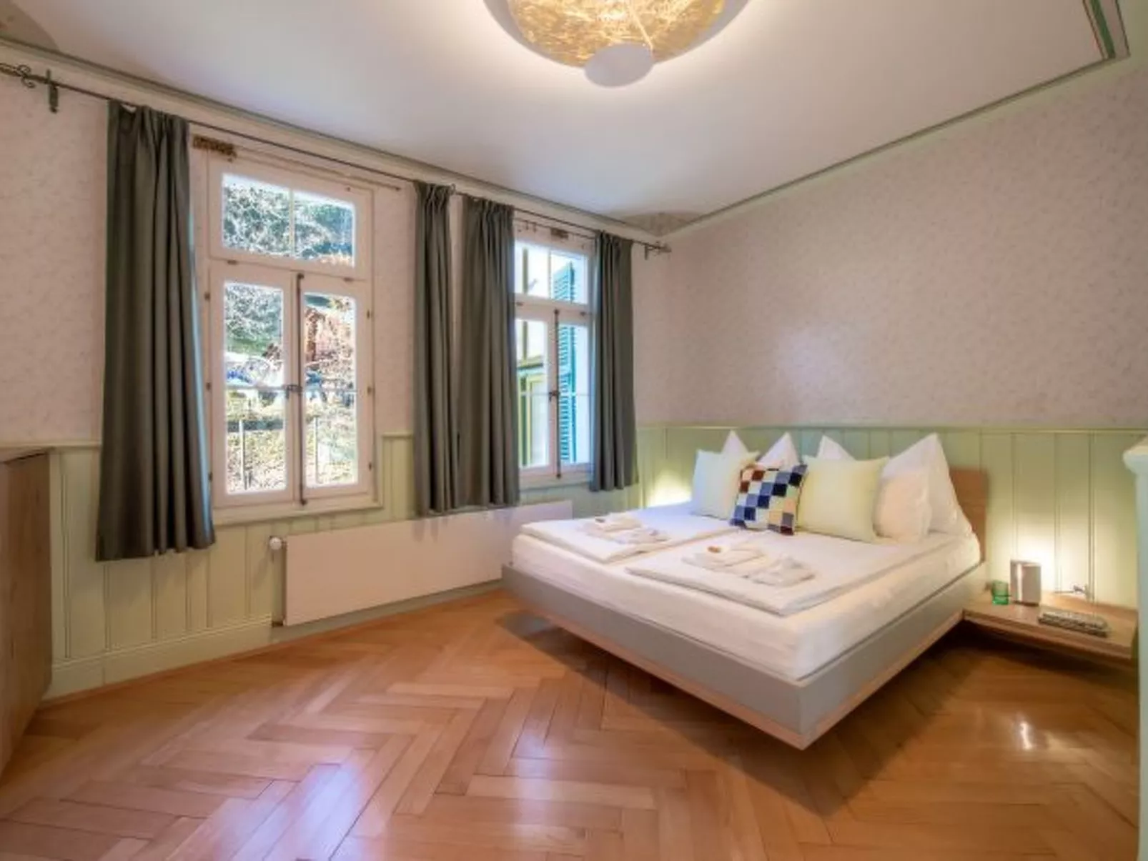 Chalet Hunnenfluh Garden Apartment - Binnen