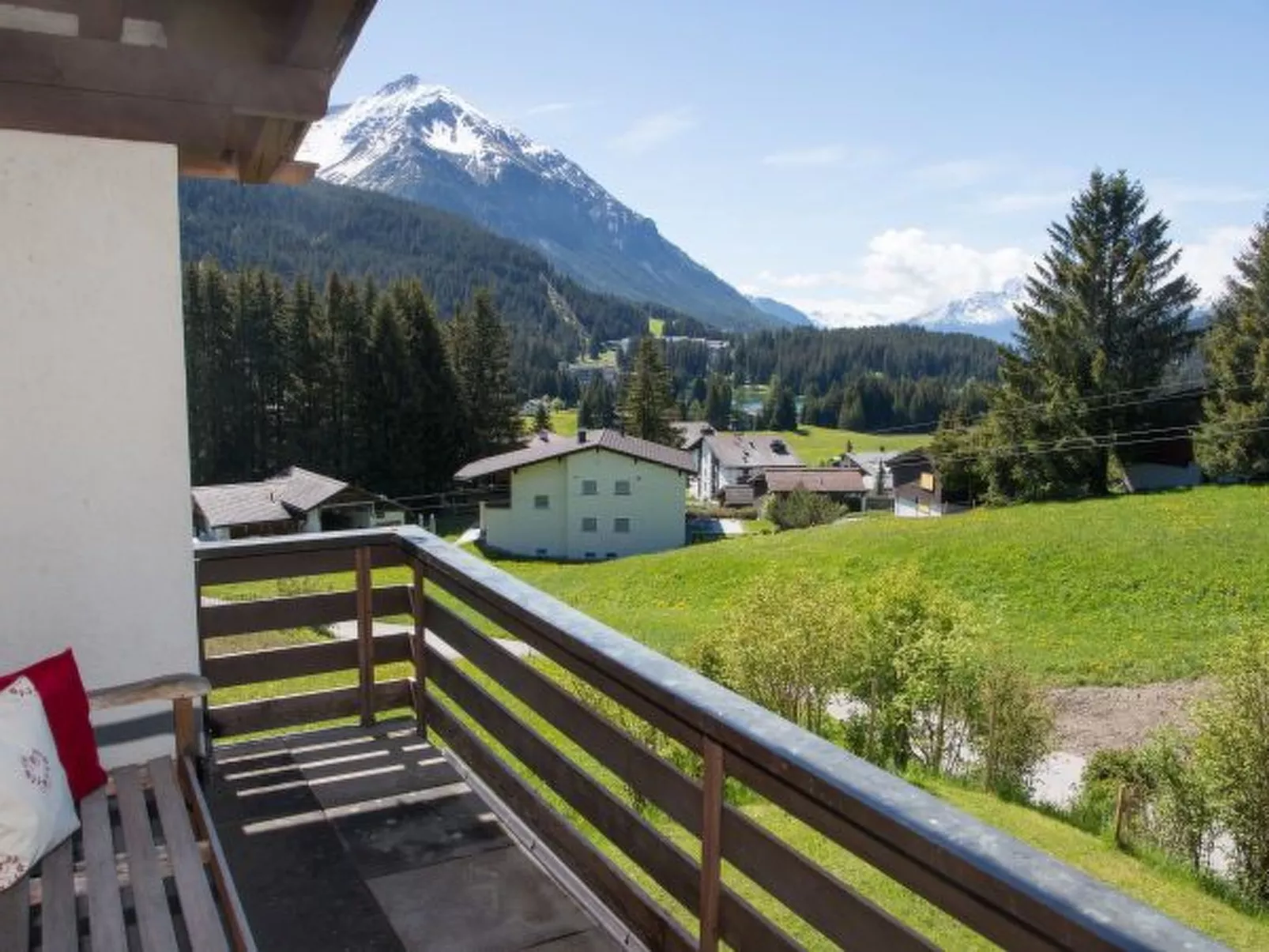 Ski in Ski out Familienunterkunft Chesa Katja Lenzerheide - Buiten