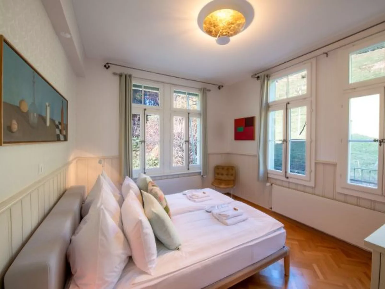 Chalet Hunnenfluh Garden Apartment - Binnen