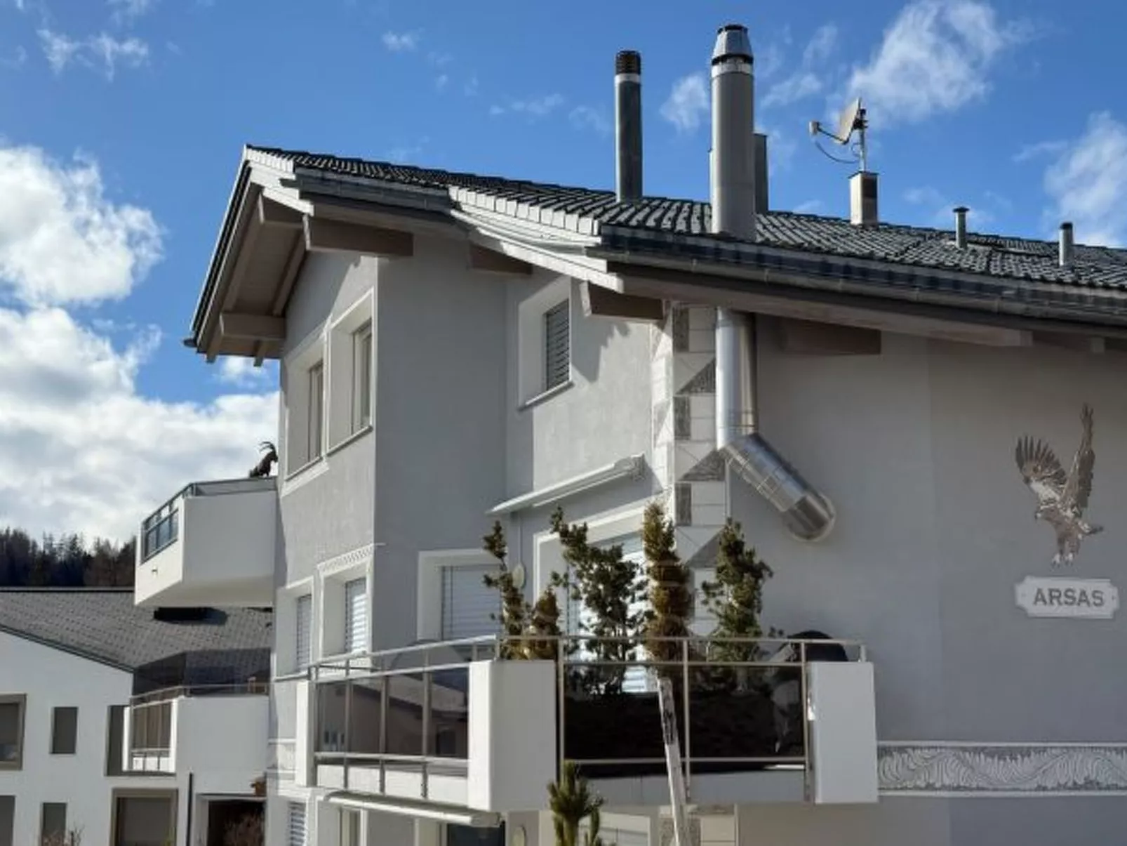 Unterkunft für 4 Personen Arsas Lantsch-Lenzerheide - Buiten