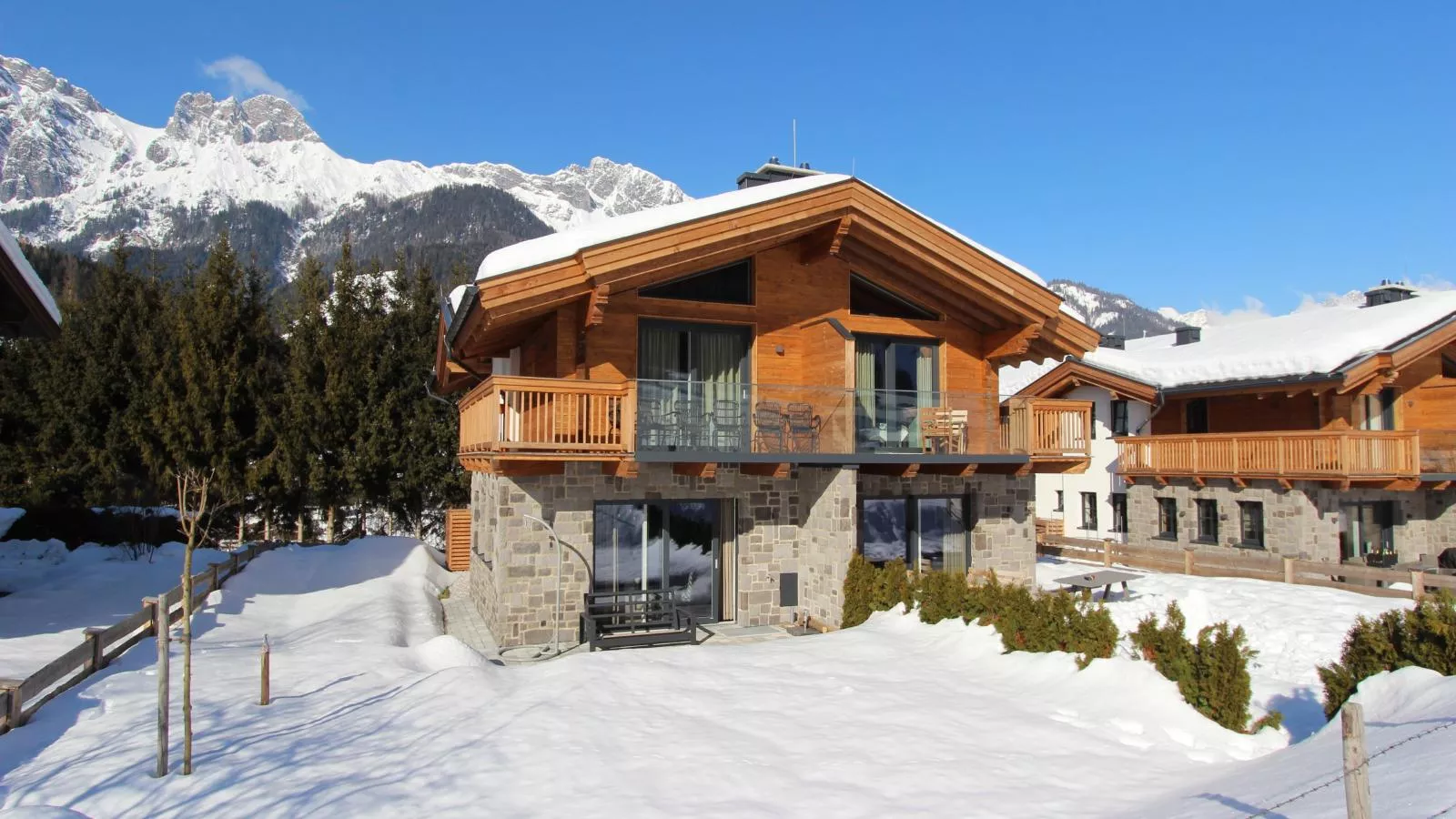 Chalet Schneelöwe S-Exterieur winter