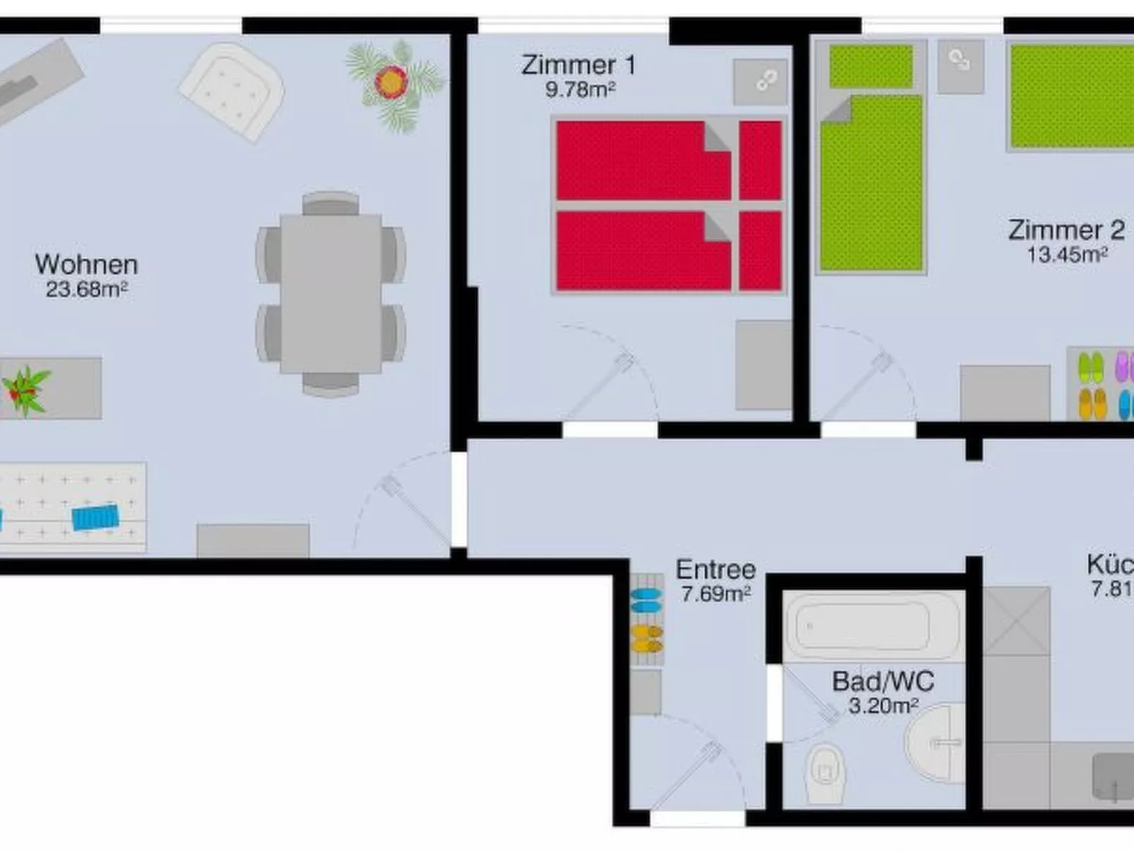 ZH Bellevue 3 - HITrental Seefeld Apartment - Binnen