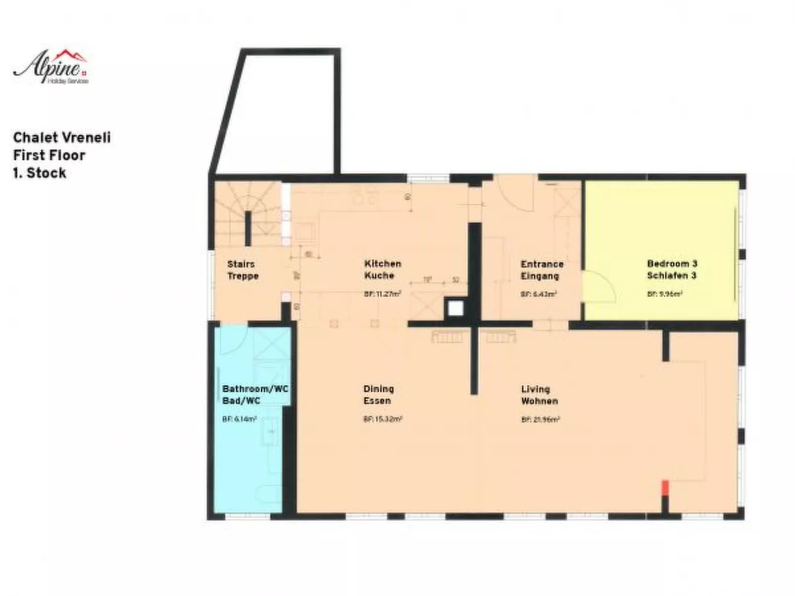 Chalet Vreneli - Binnen