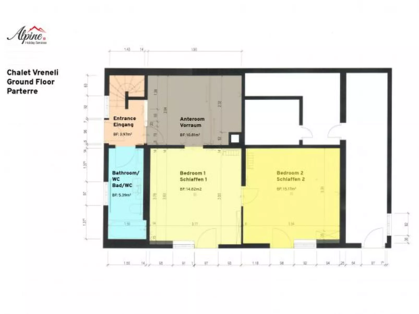 Chalet Vreneli - Binnen