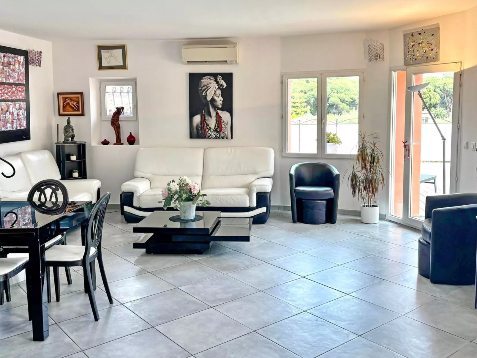 Haus 5 pers - Swimmingpool- Klimaanlage- WiFi - Binnen