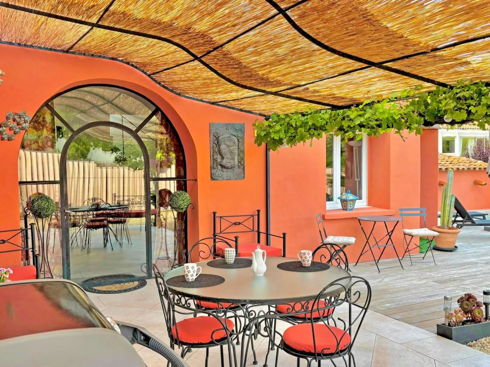 Haus 5 pers - Swimmingpool- Klimaanlage- WiFi - Buiten