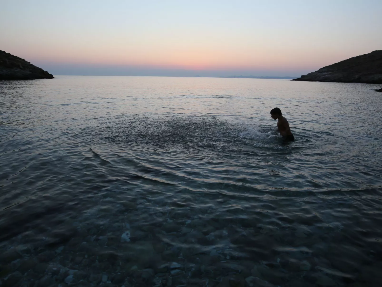 Wohnung in Kea mit Parkplatz im Freien und Blick auf den Sonnenuntergang - Image-tags.info