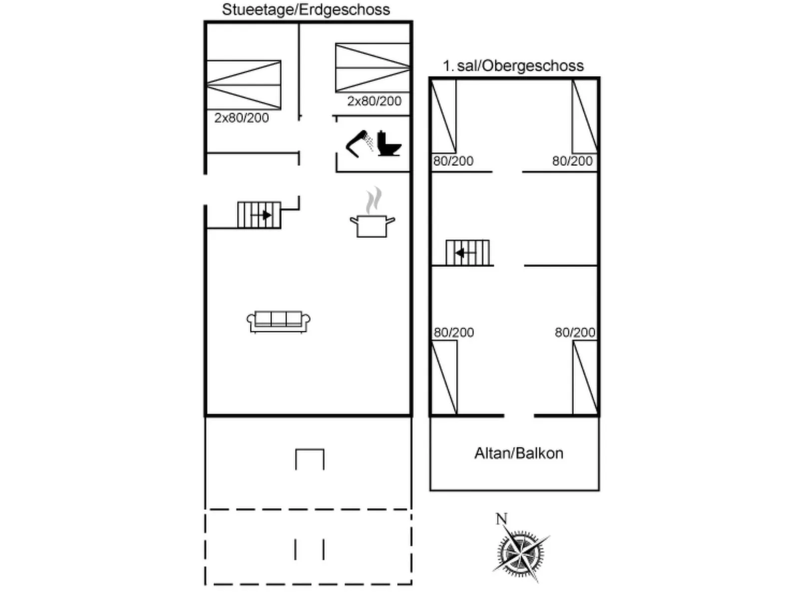 "Evelyn" - 2.8km from the sea - Binnen