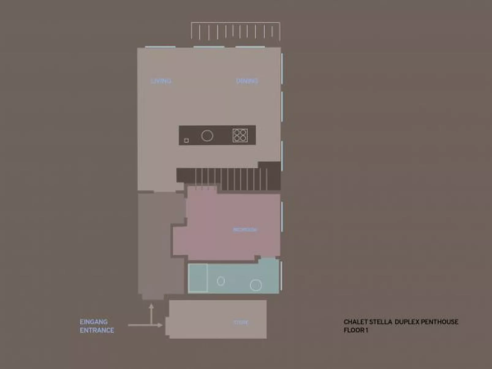 Chalet Stella Duplex Penthouse - Binnen