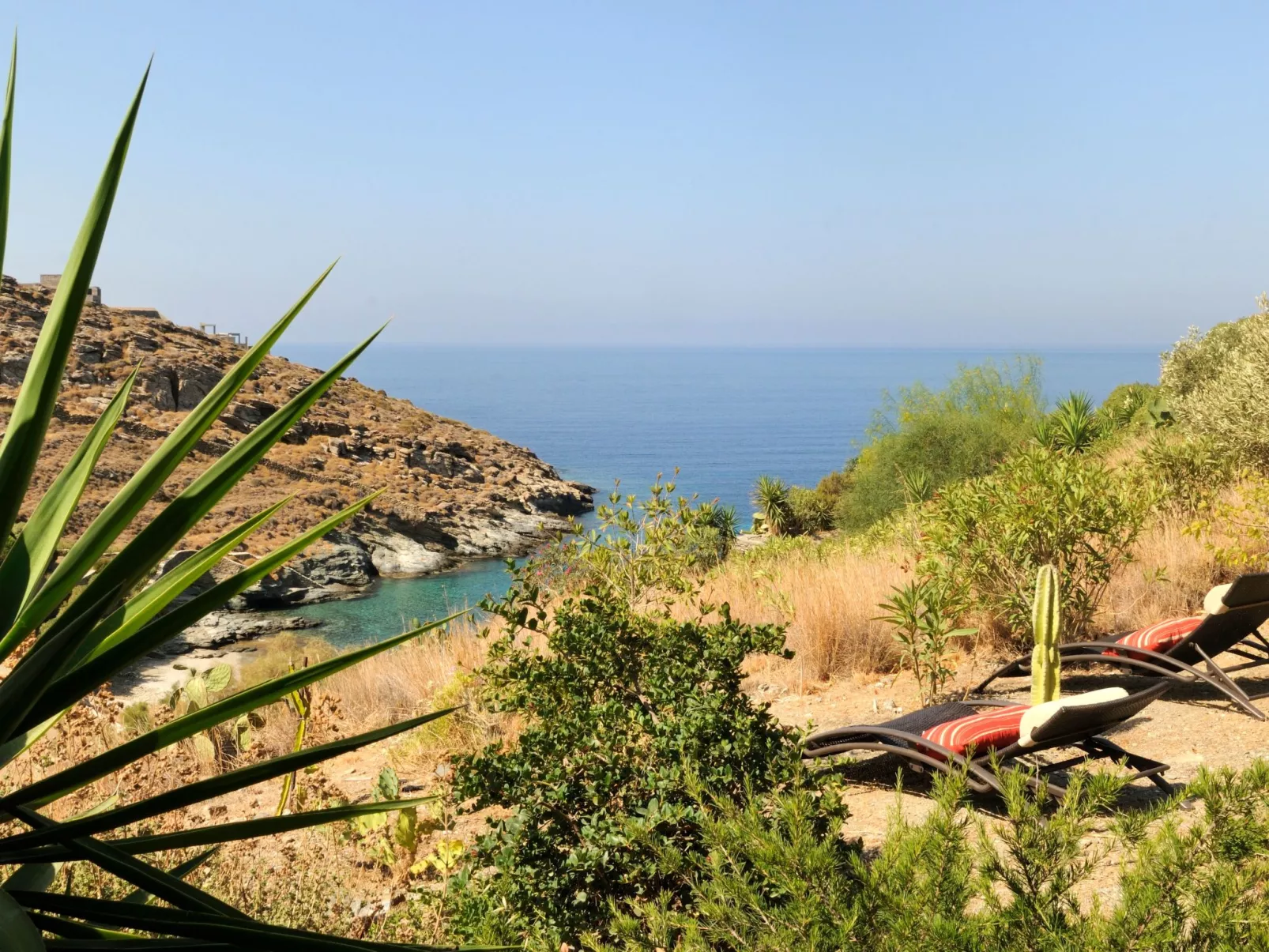 Apartment in Kea mit privatem Balkon und Blick auf den Sonnenuntergang - Image-tags.info