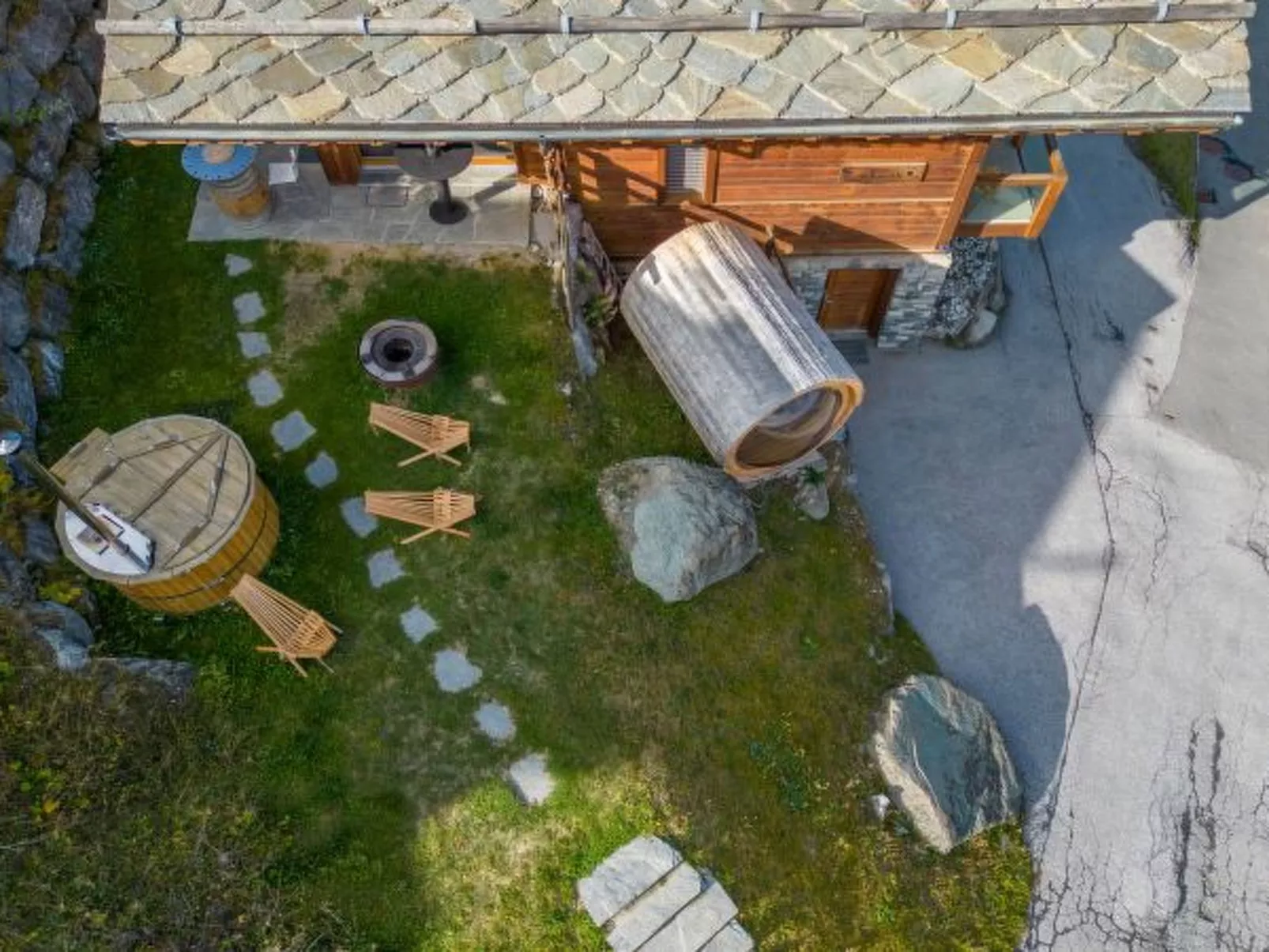 Chalet Ciel Etoilé - vue splendide - Buiten