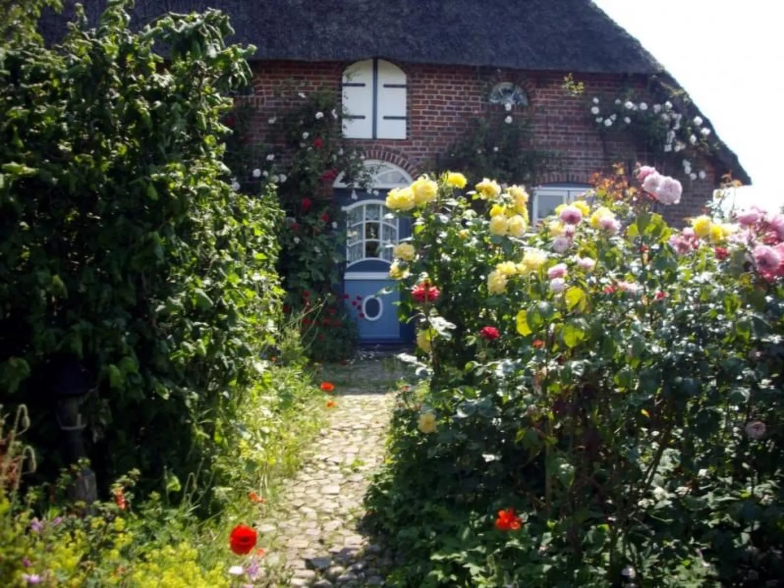 Wohnung in einem reetgedeckten Friesenhaus aus dem Jahr 1860 - Binnen
