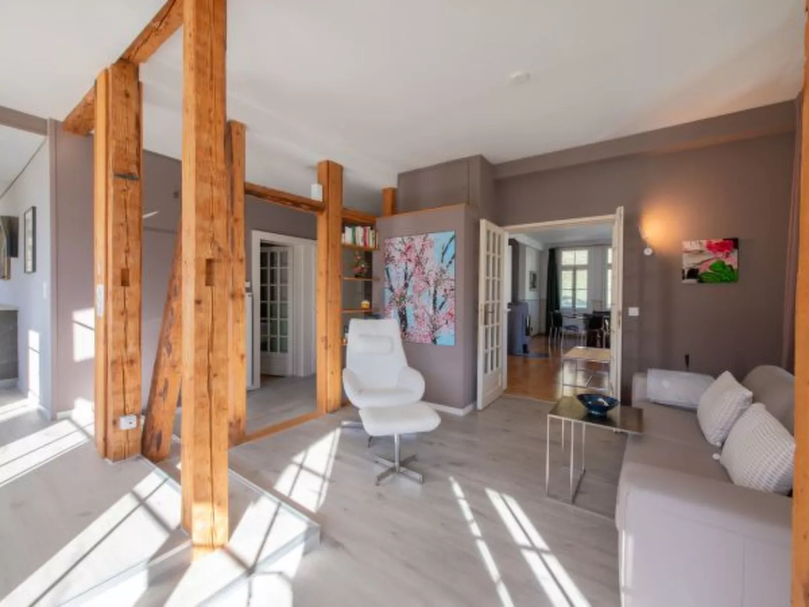 Chalet Hunnenfluh Garden Apartment - Binnen