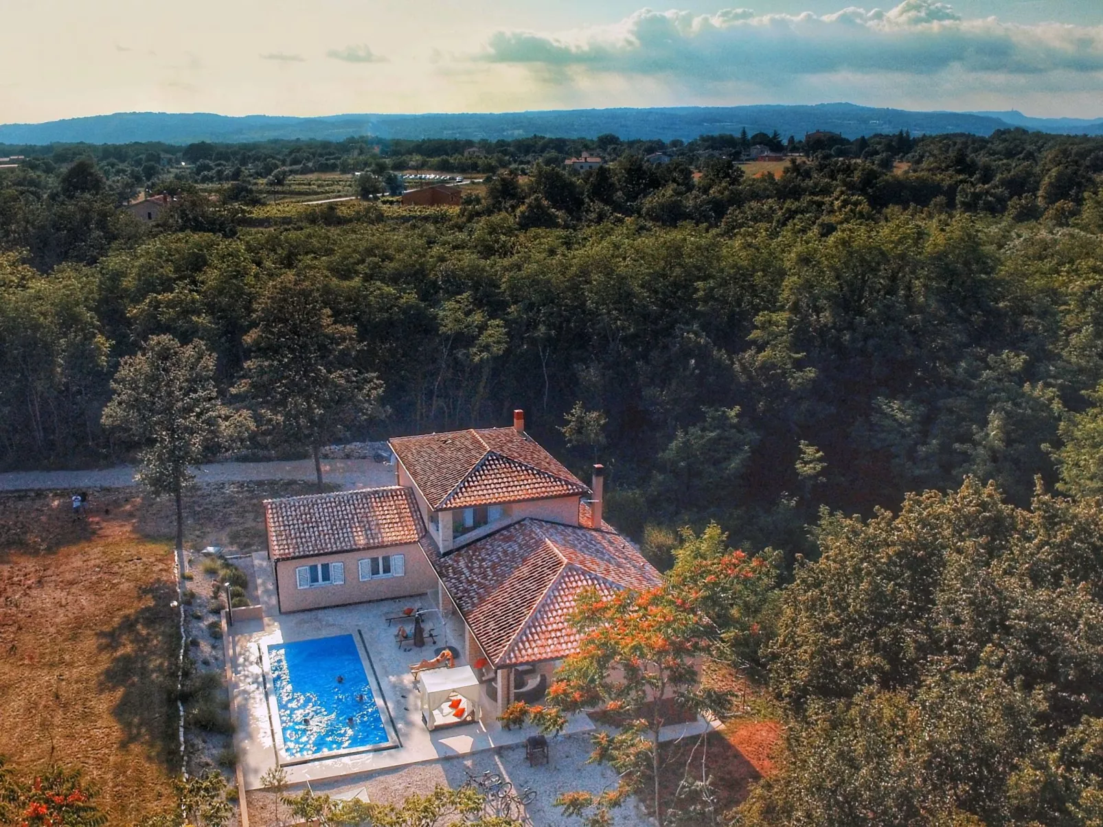 Istrische Villa Happy House - Buiten