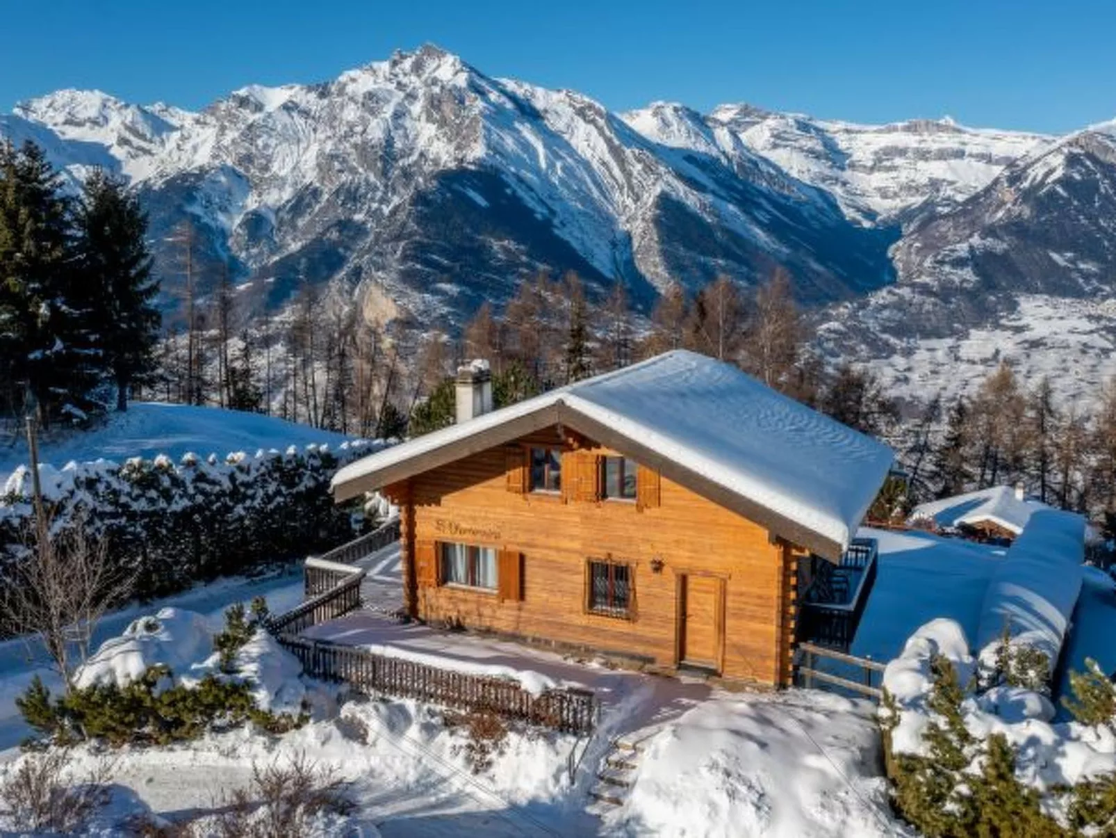 Chalet La Chenevière - Buiten