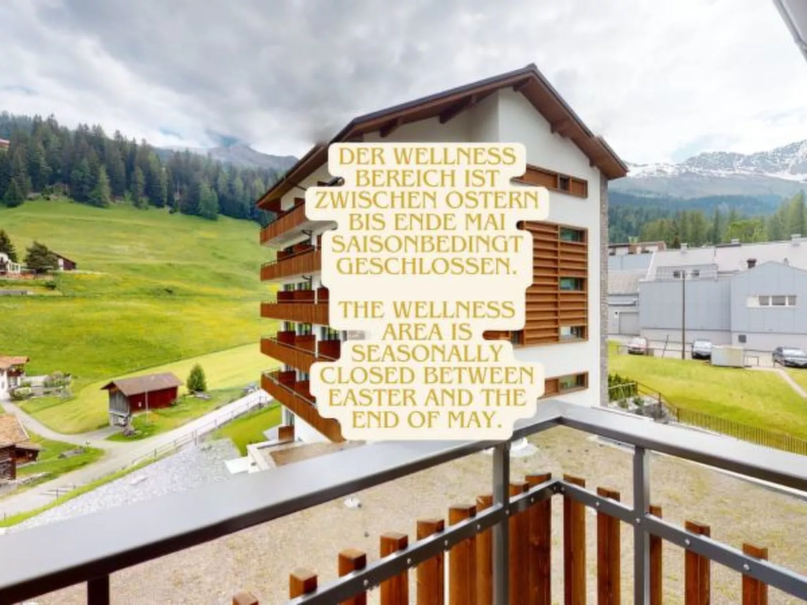 Krone Churwalden für 6 Personen - Buiten