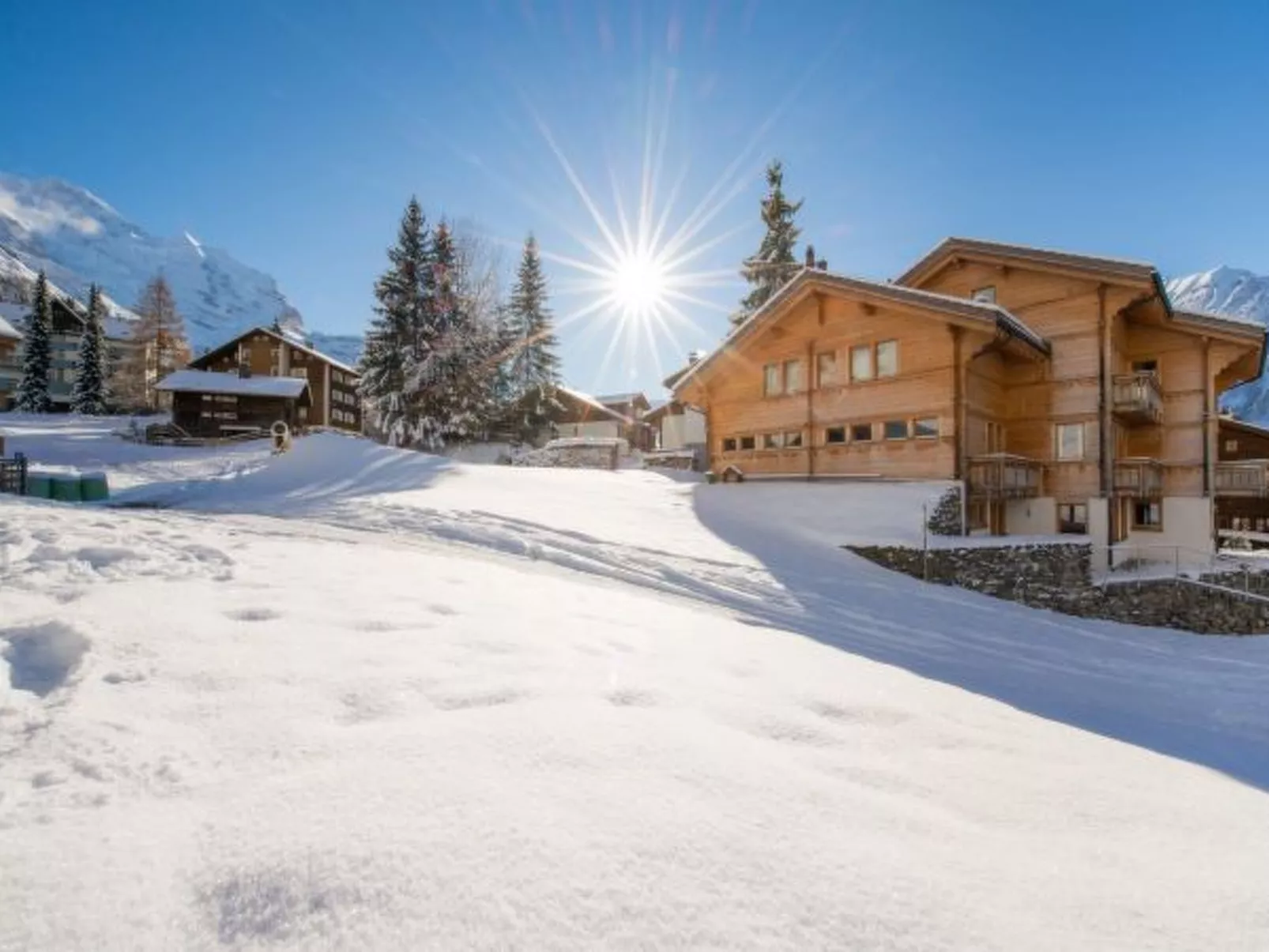 Chalet Sole Apt. 3 - Buiten