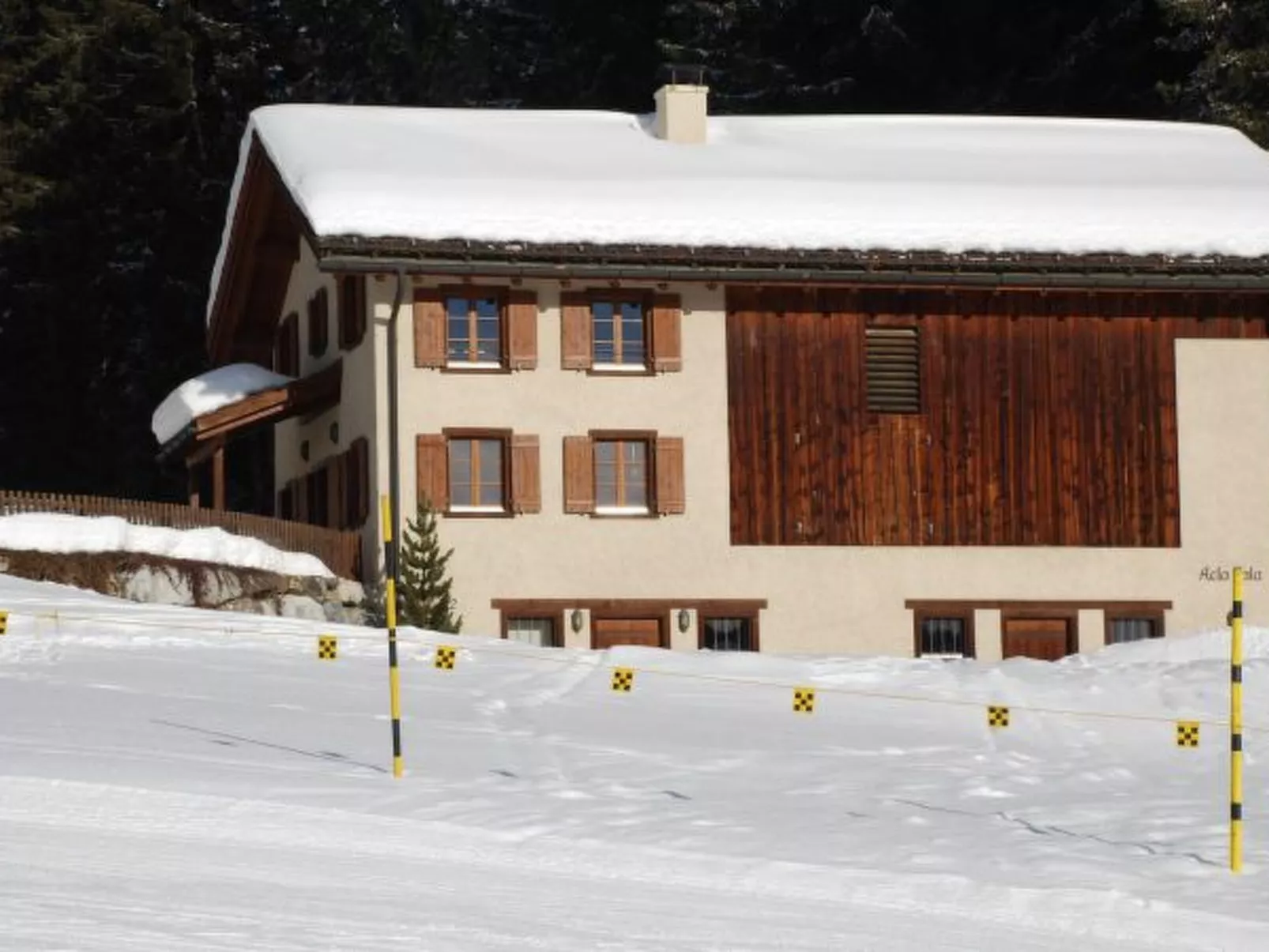 Ski in & Ski out Alphütte-Maiensäss Acla Pala Lenzerheide - Buiten